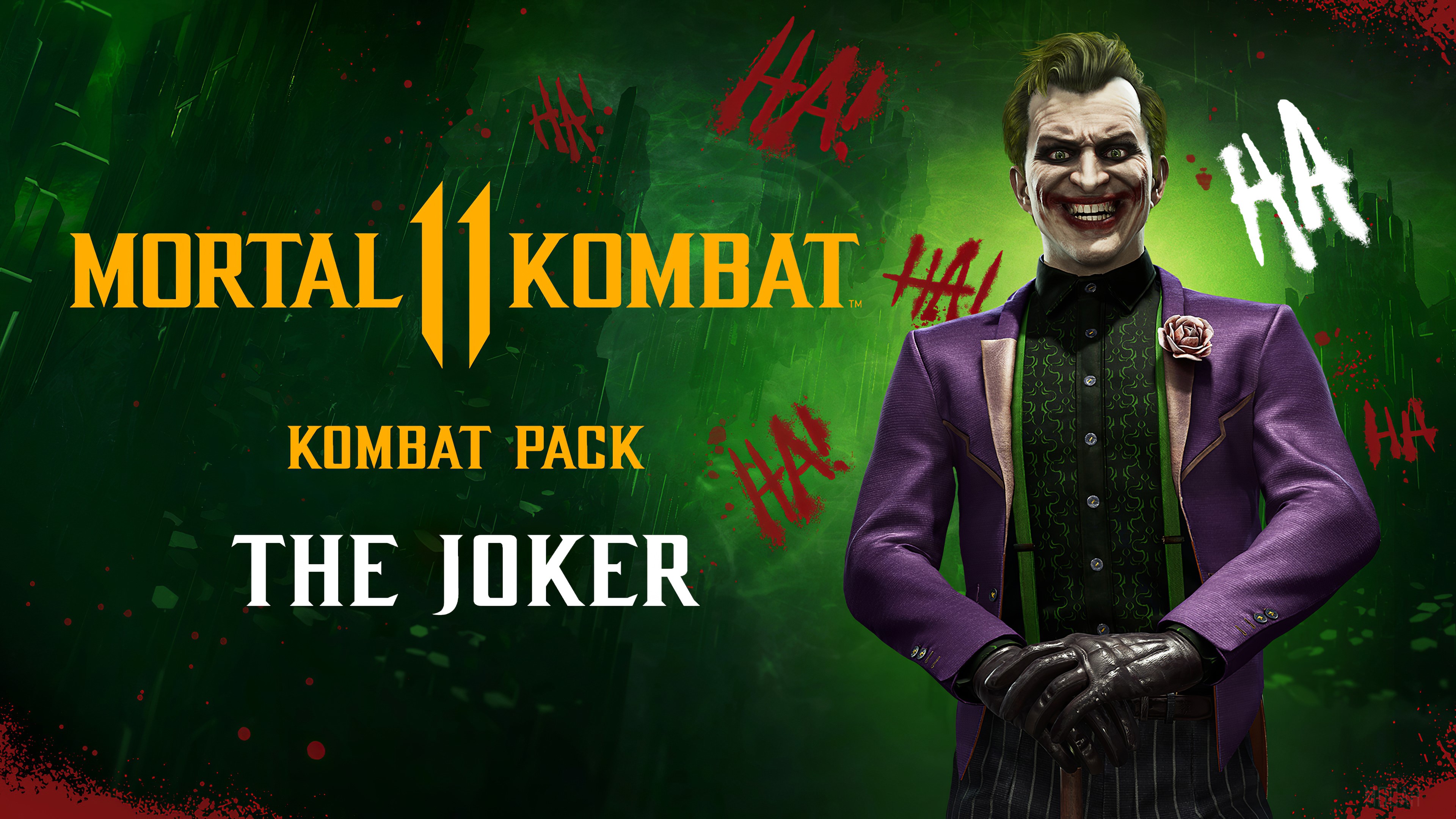 The Joker from Mortal Kombat 11 4K HD Wallpaper