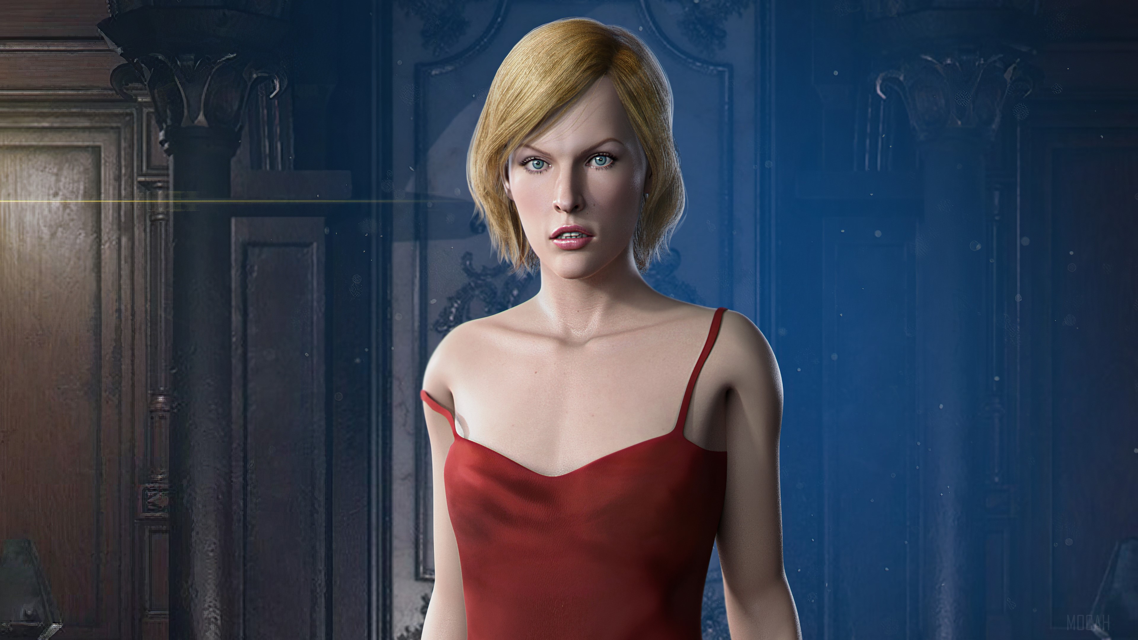 Alice from Resident Evil 3 Art 4K HD Wallpaper