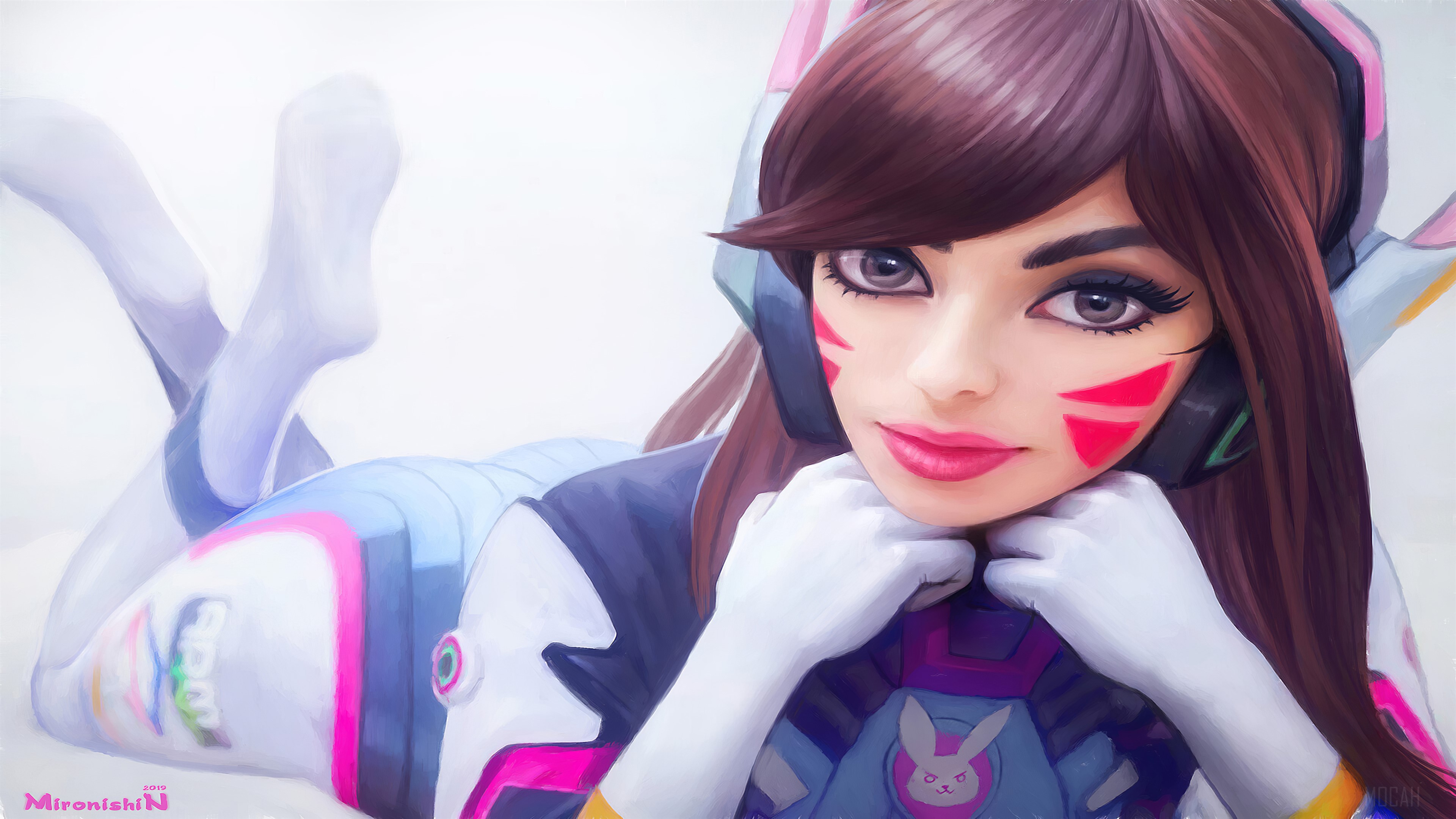 D.Va from Overwatch 4K HD Wallpaper