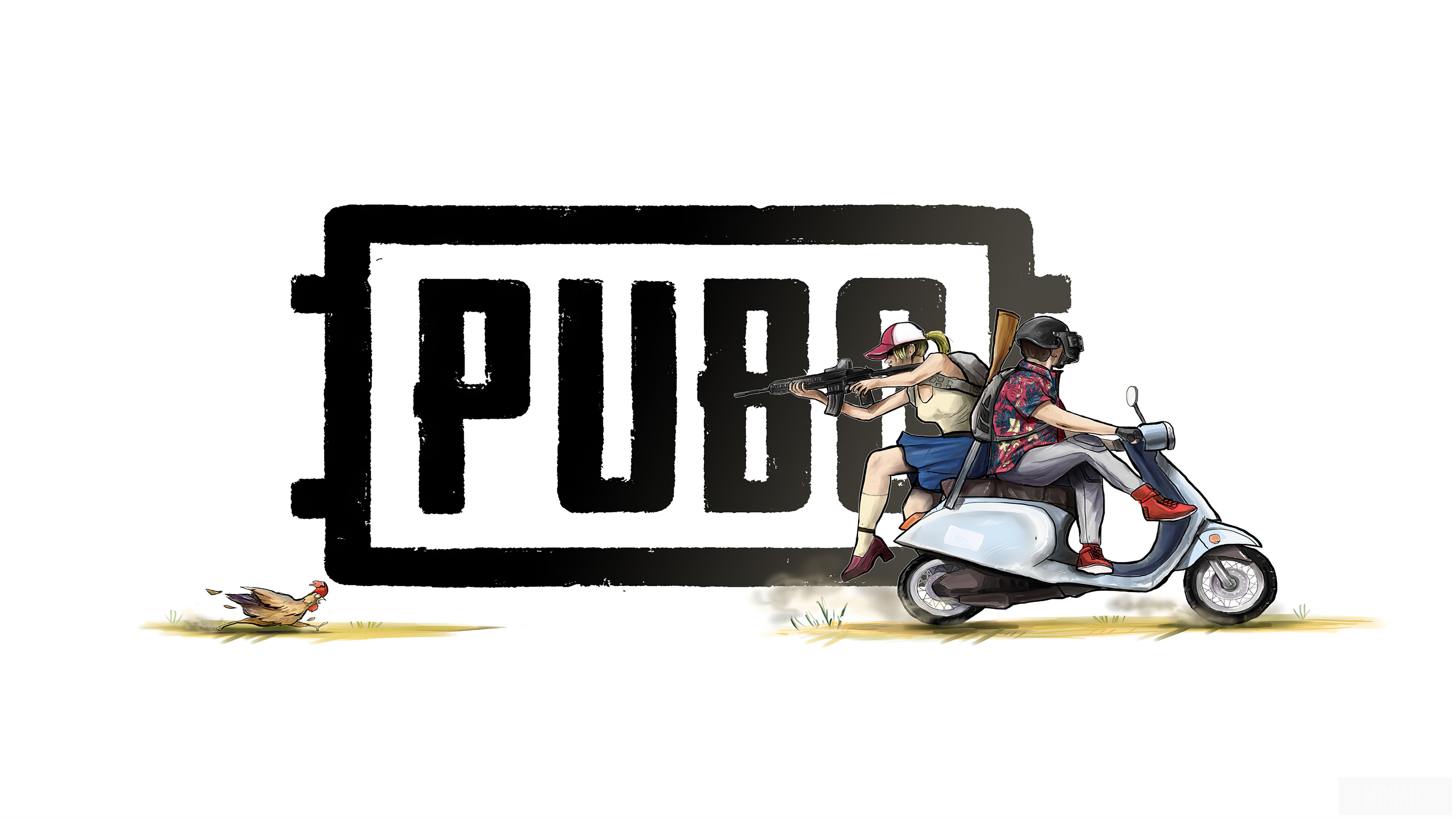 PUBG Fan Art 4K HD Wallpaper