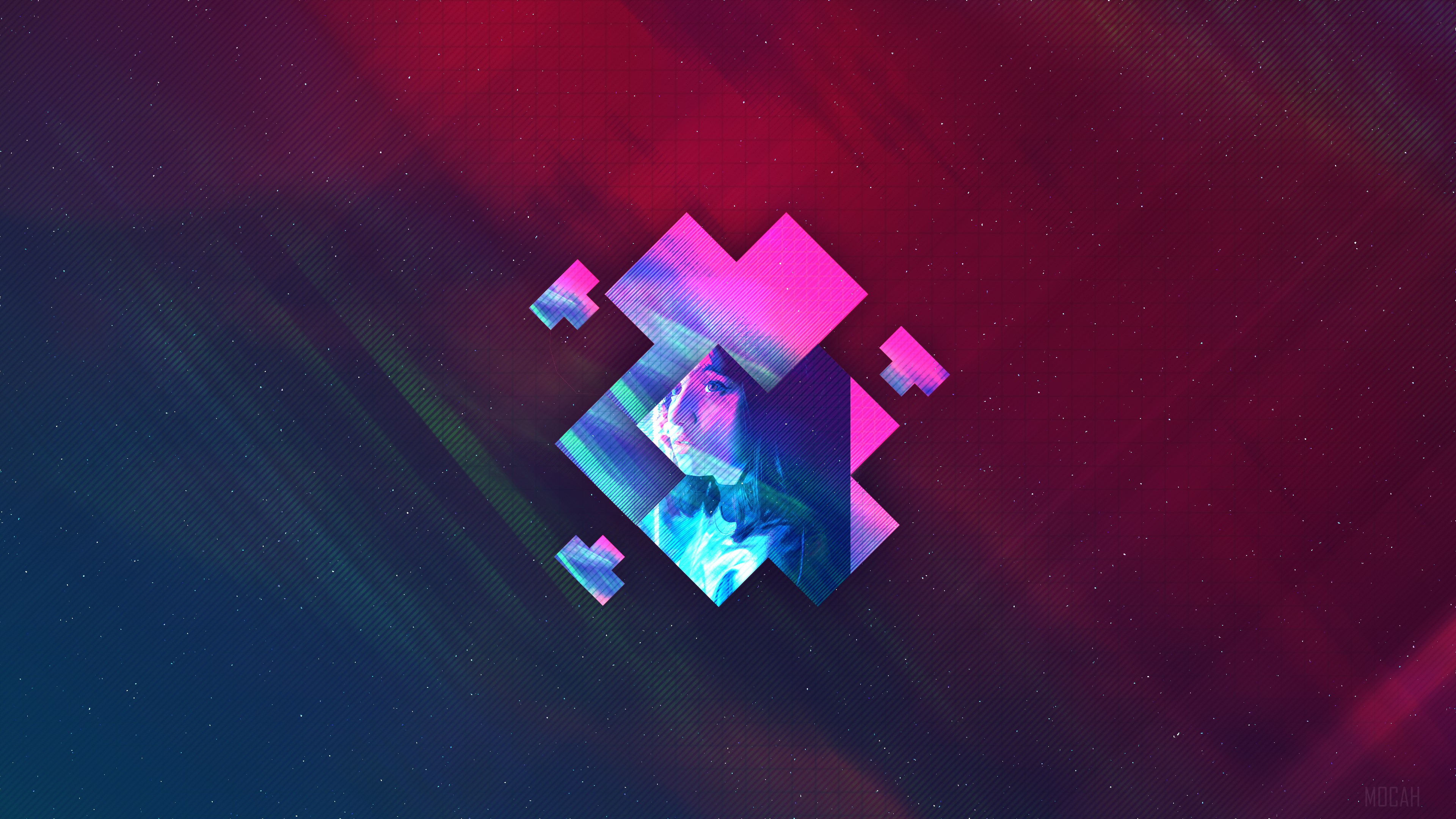 Outrun Girl HD Wallpaper