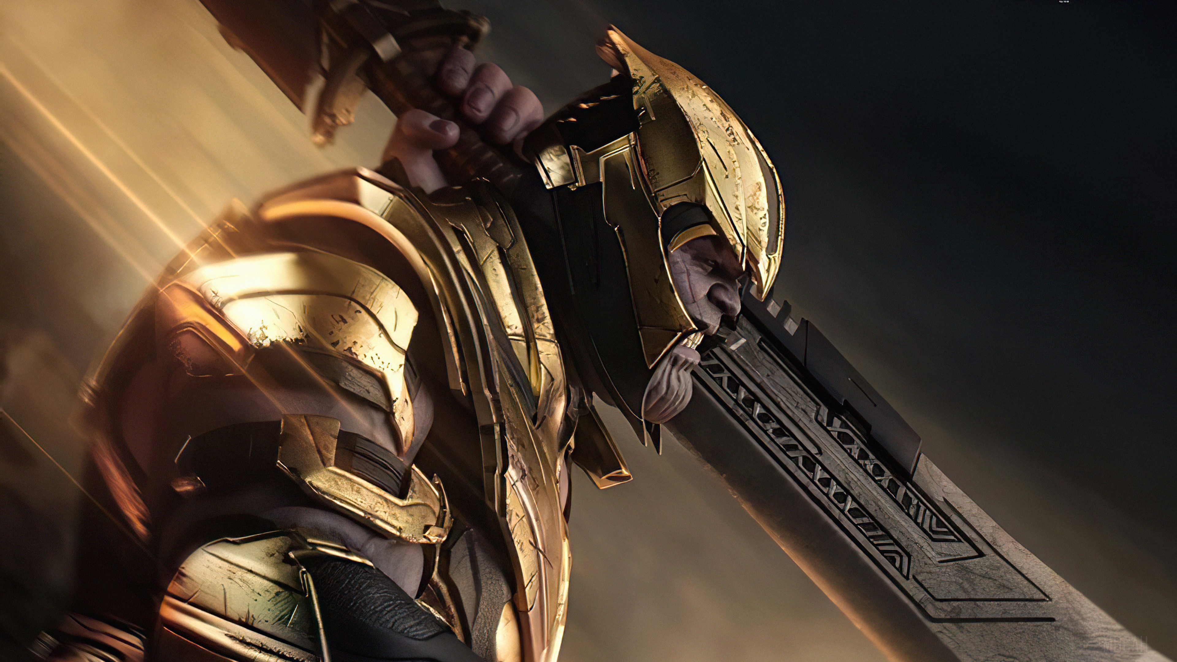 Thanos from Marvel 4K Art HD Wallpaper