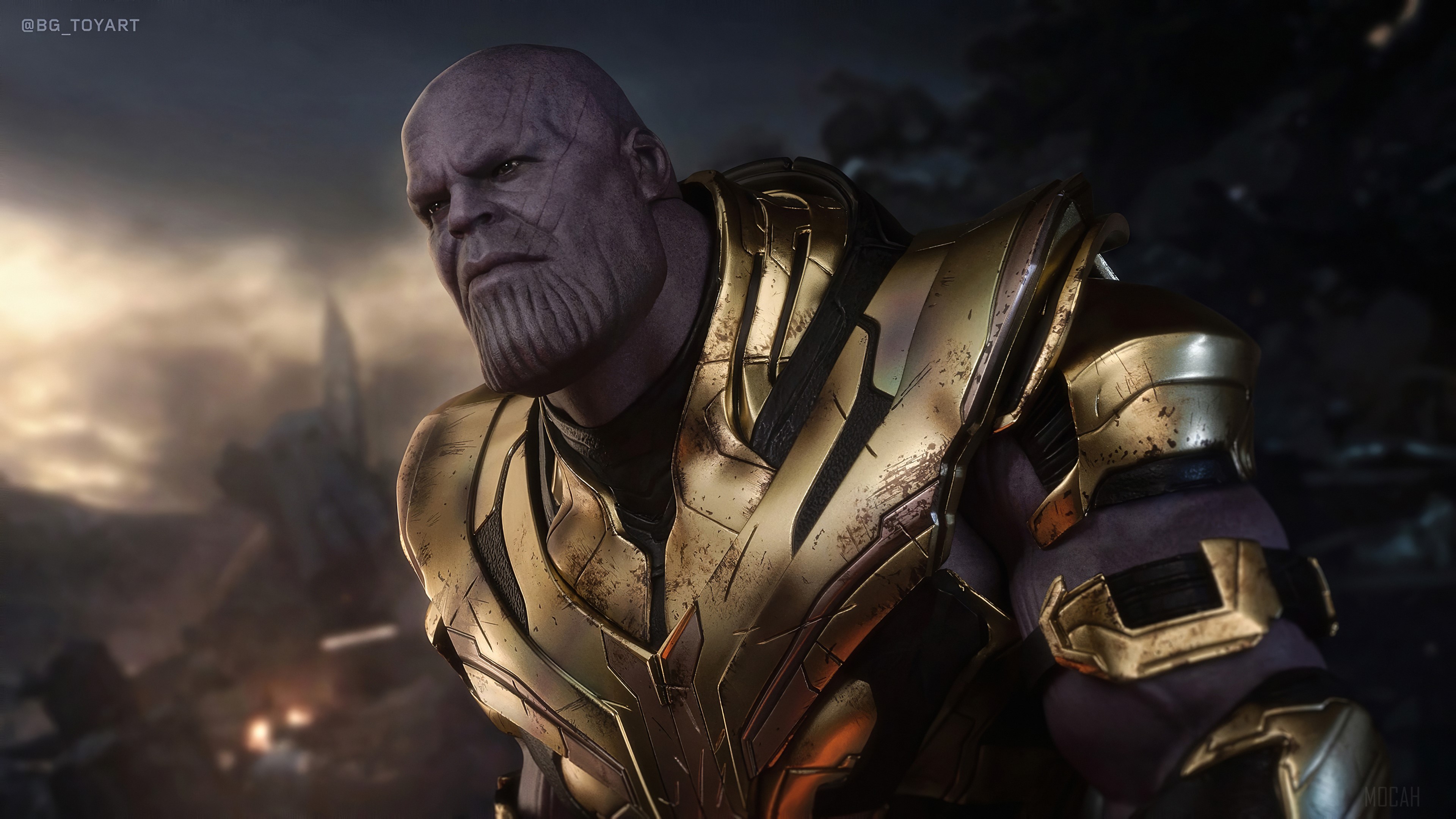 Thanos from Marvel Cinematic Universe 4K HD Wallpaper