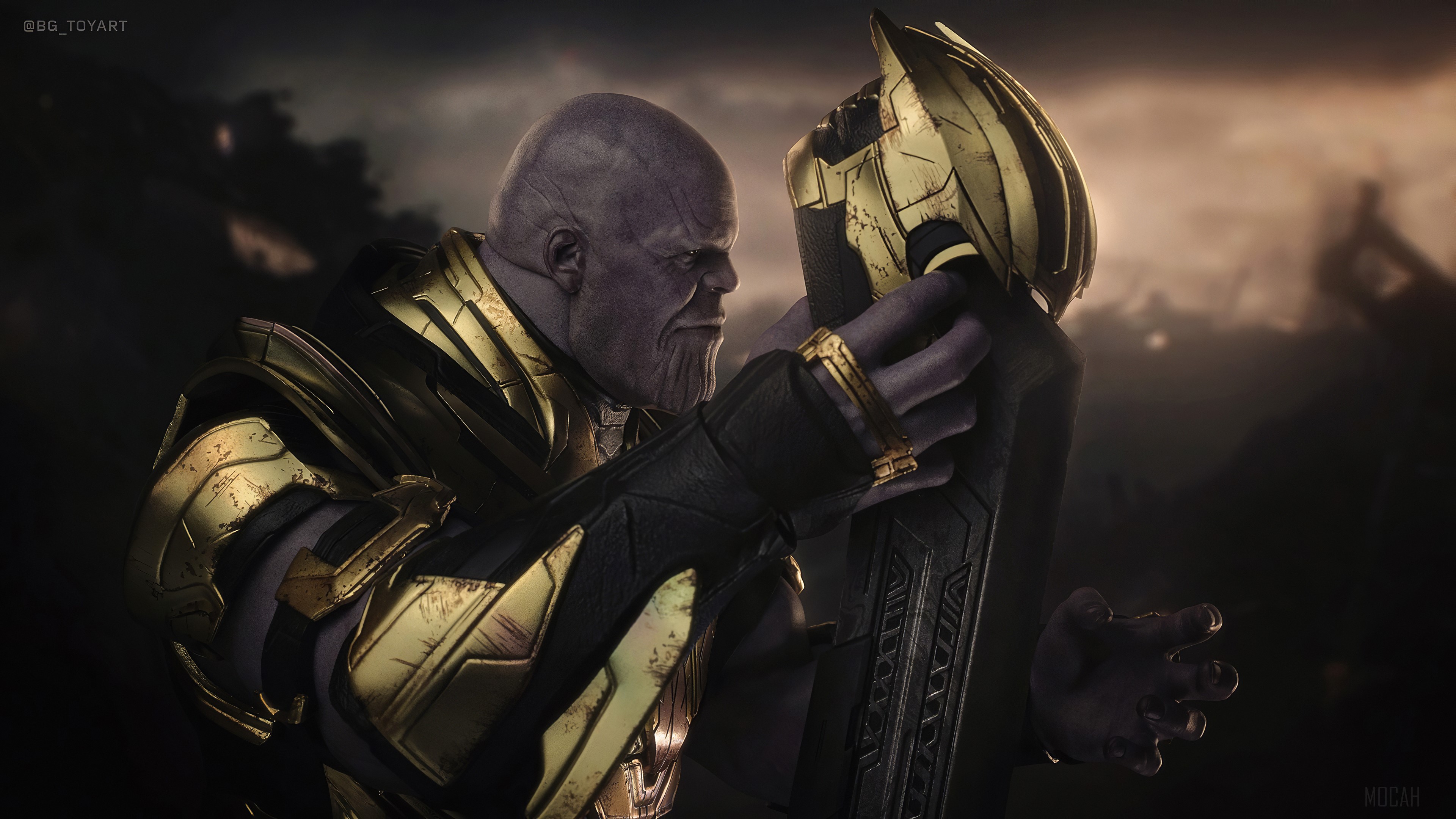 Thanos 4K Art HD Wallpaper