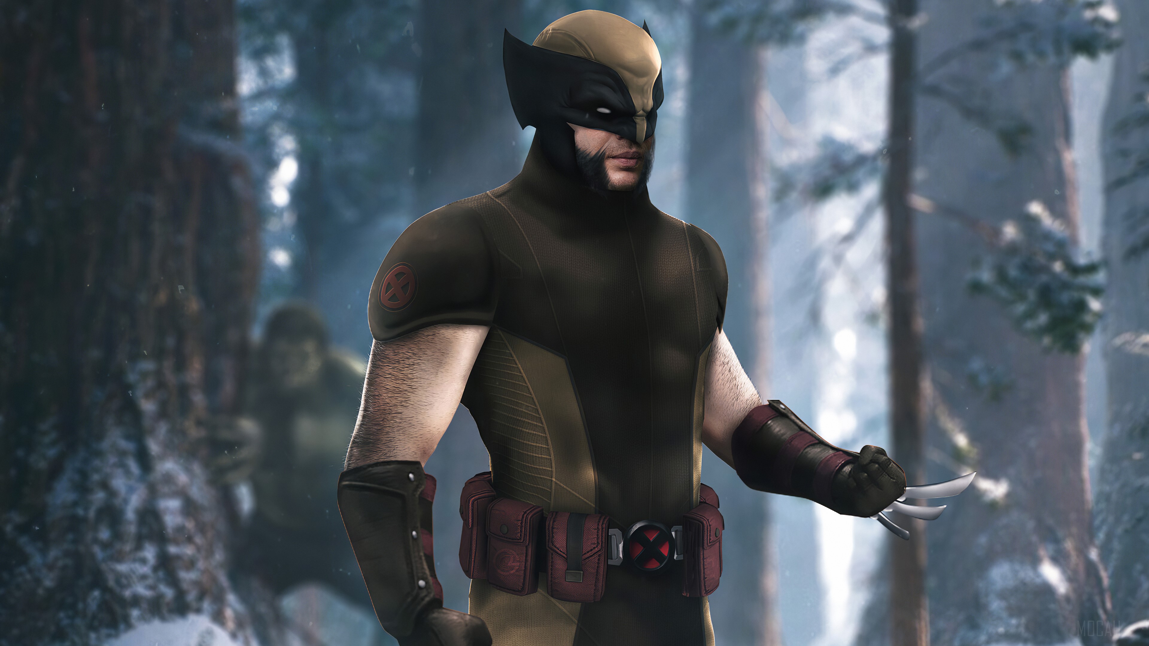 Wolverine from X-Men Fan Art 4K HD Wallpaper