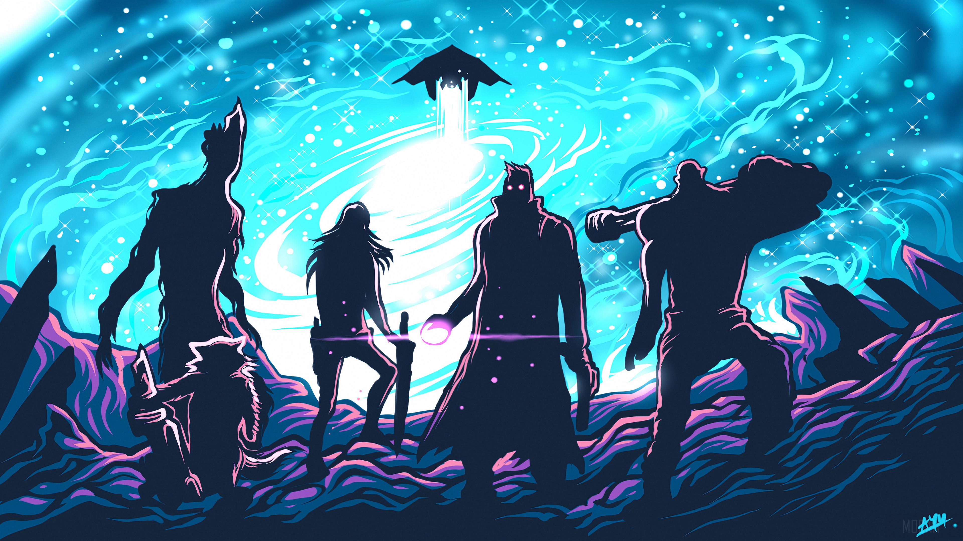 Guardians of the Galaxy Comic Art 4K HD Wallpaper