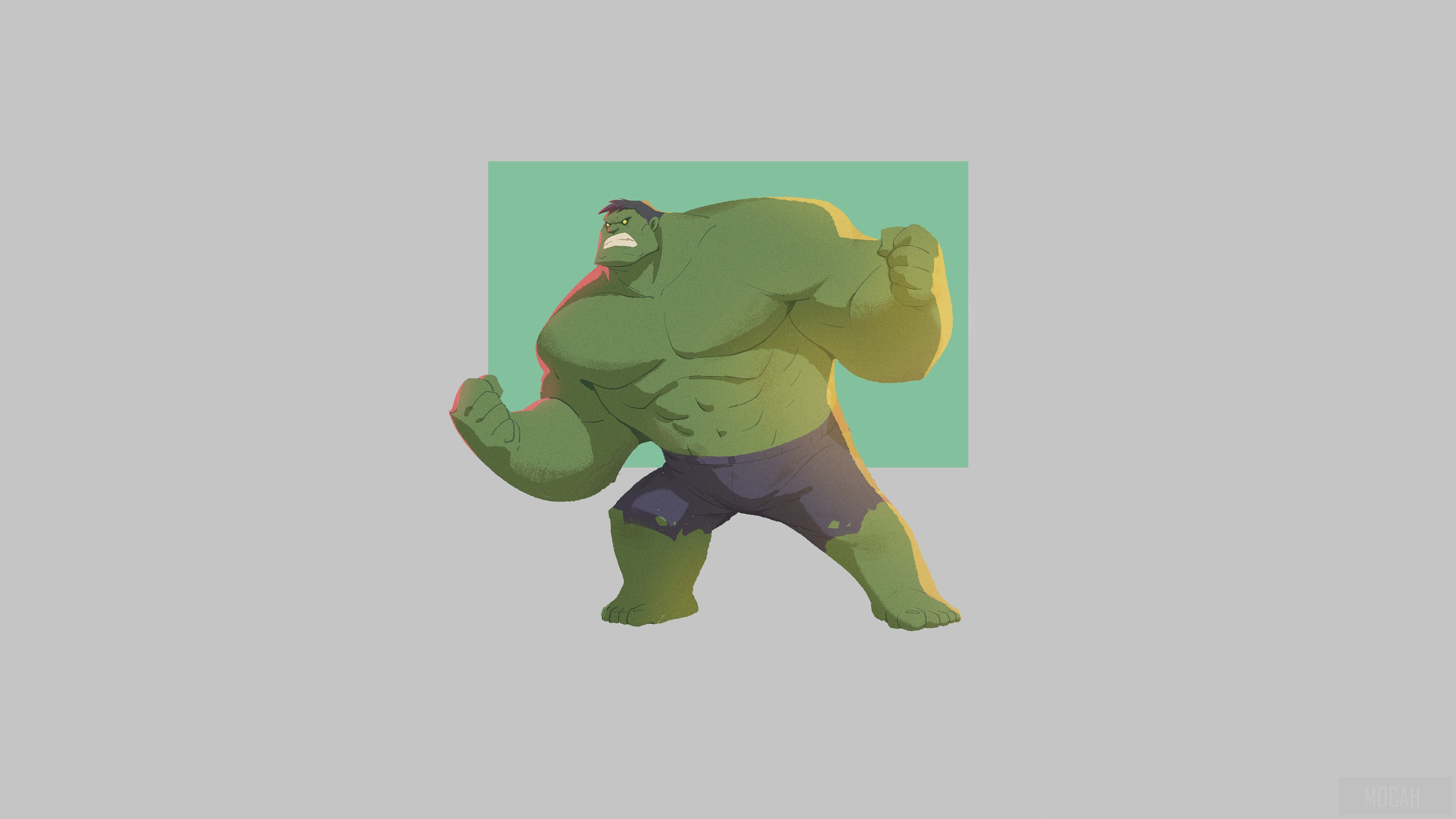 Hulk Minimal HD Wallpaper