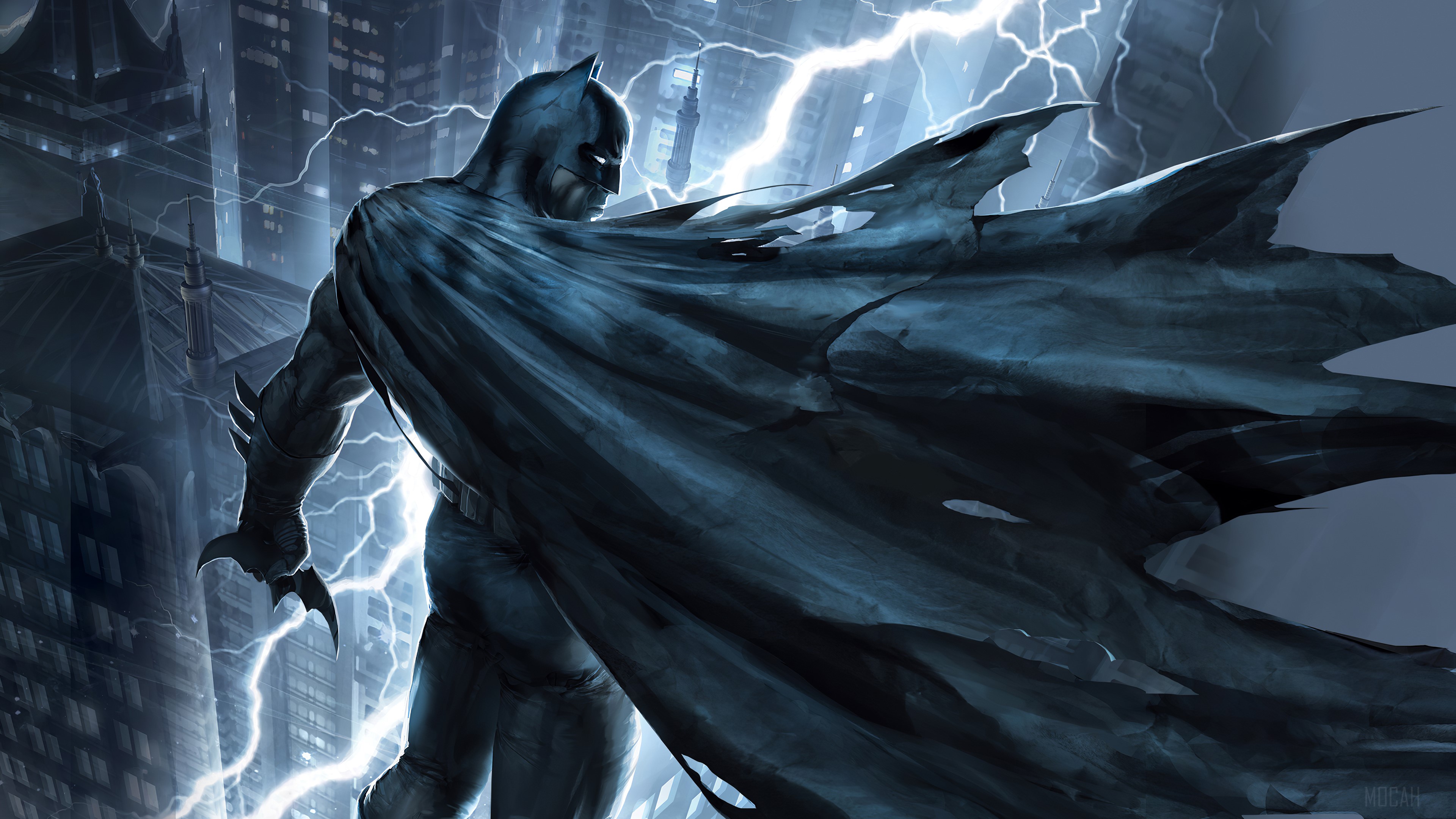 Batman from The Dark Knight 4K HD Wallpaper