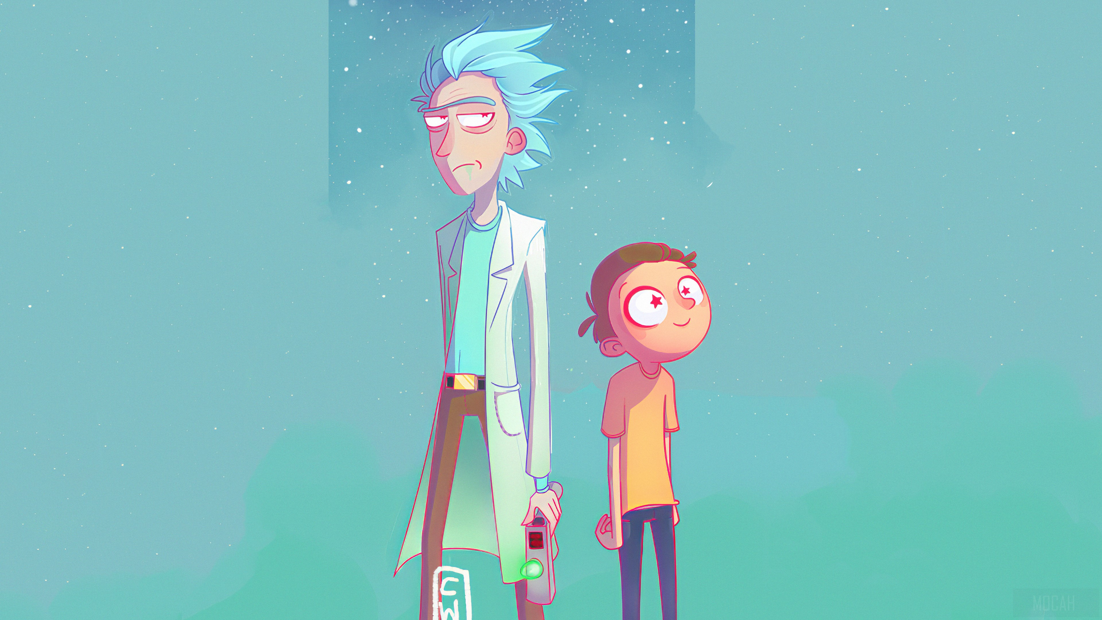 Rick and Morty 4K Art HD Wallpaper