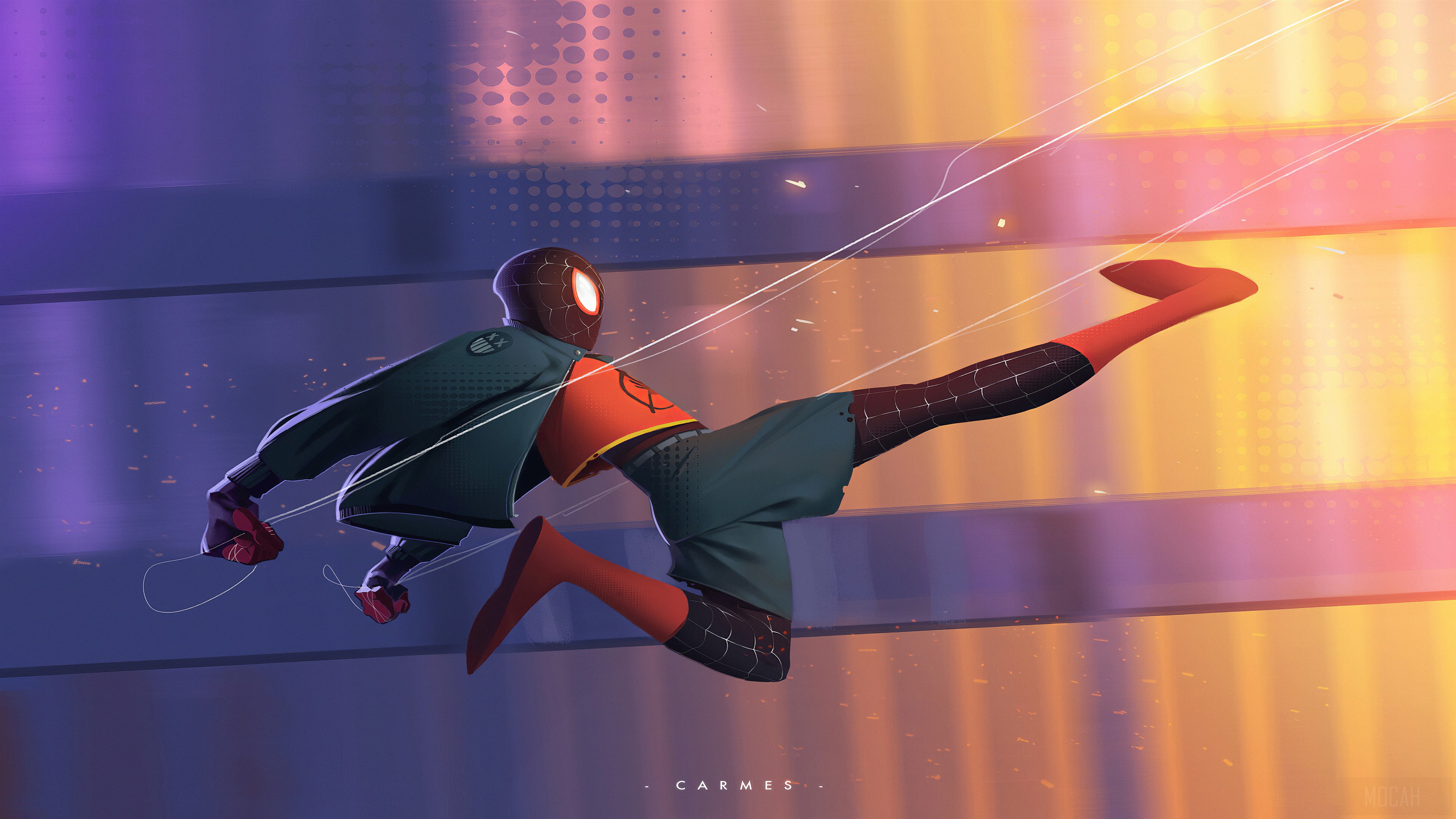 Spider-Man from Marvel Comic Art 4K HD Wallpaper