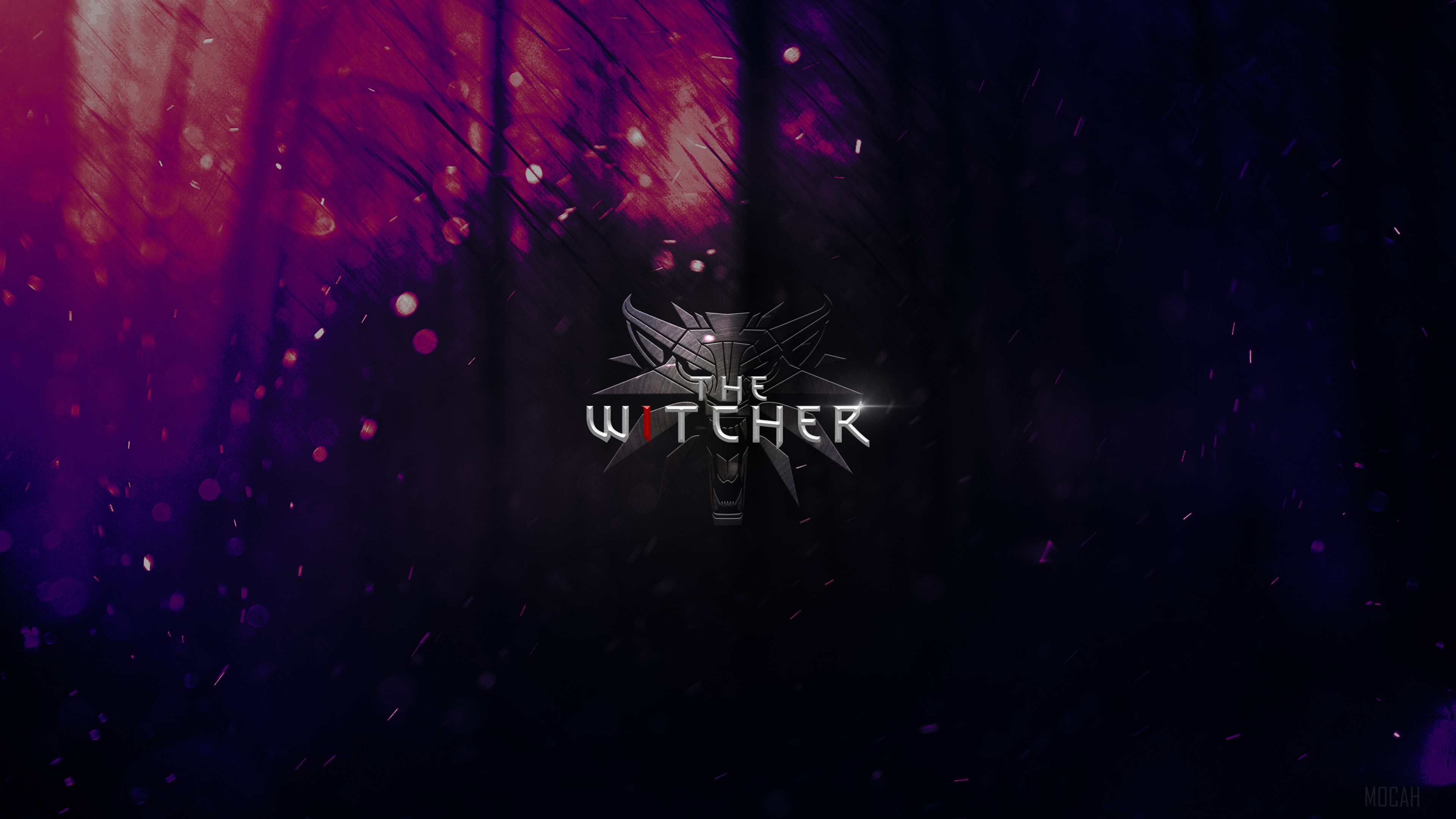 The Witcher Logo Art HD Wallpaper