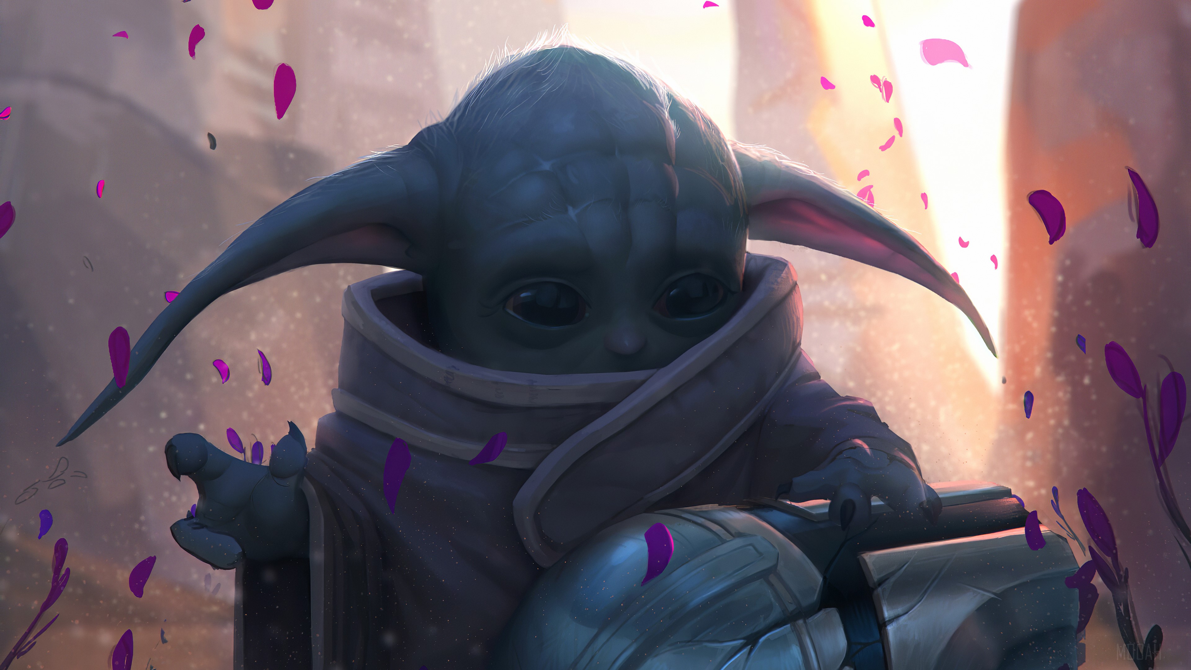 Baby Yoda from The Mandalorian 4K HD Wallpaper