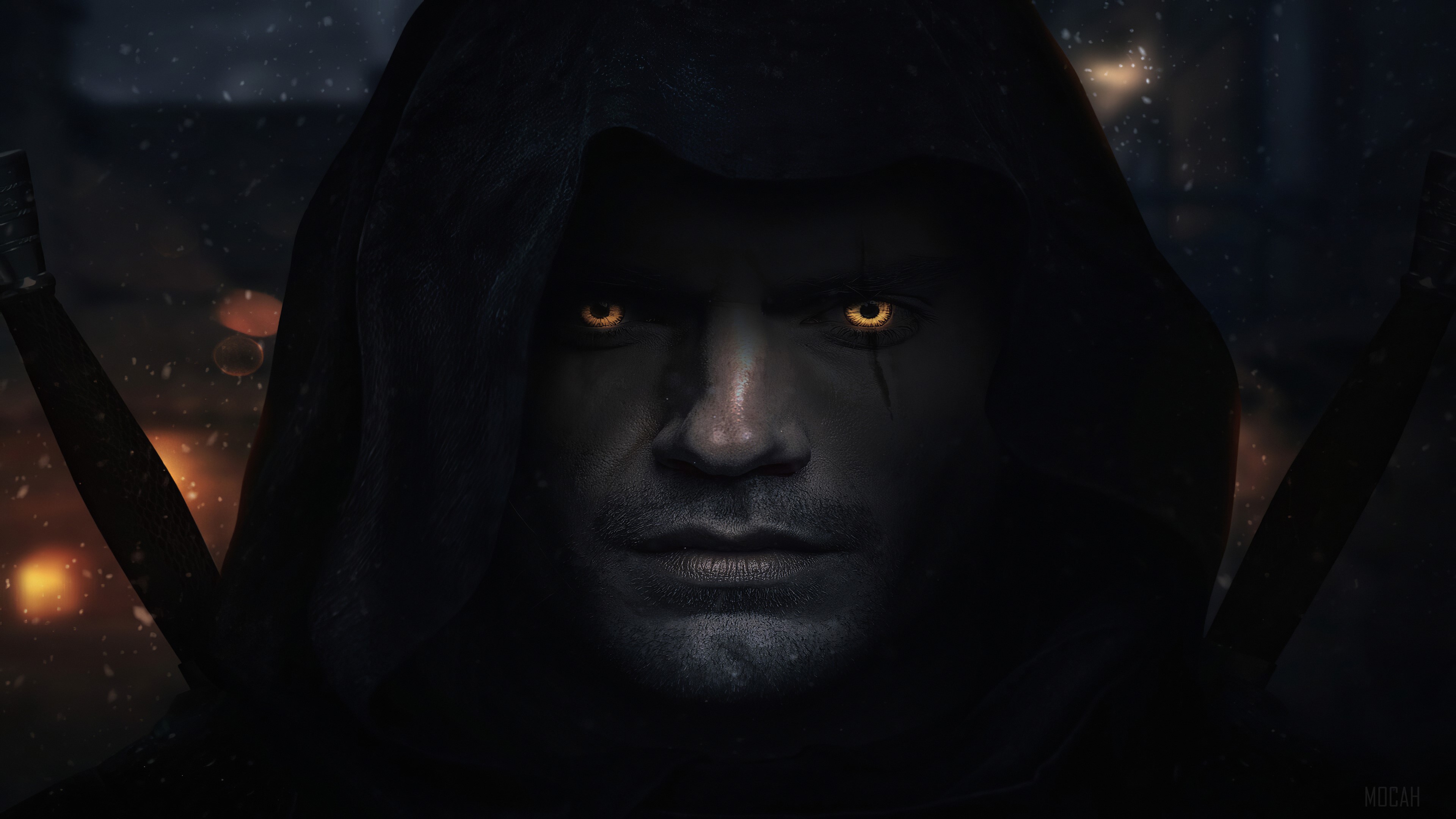 Geralt of Rivia from The Witcher 4K HD Wallpaper