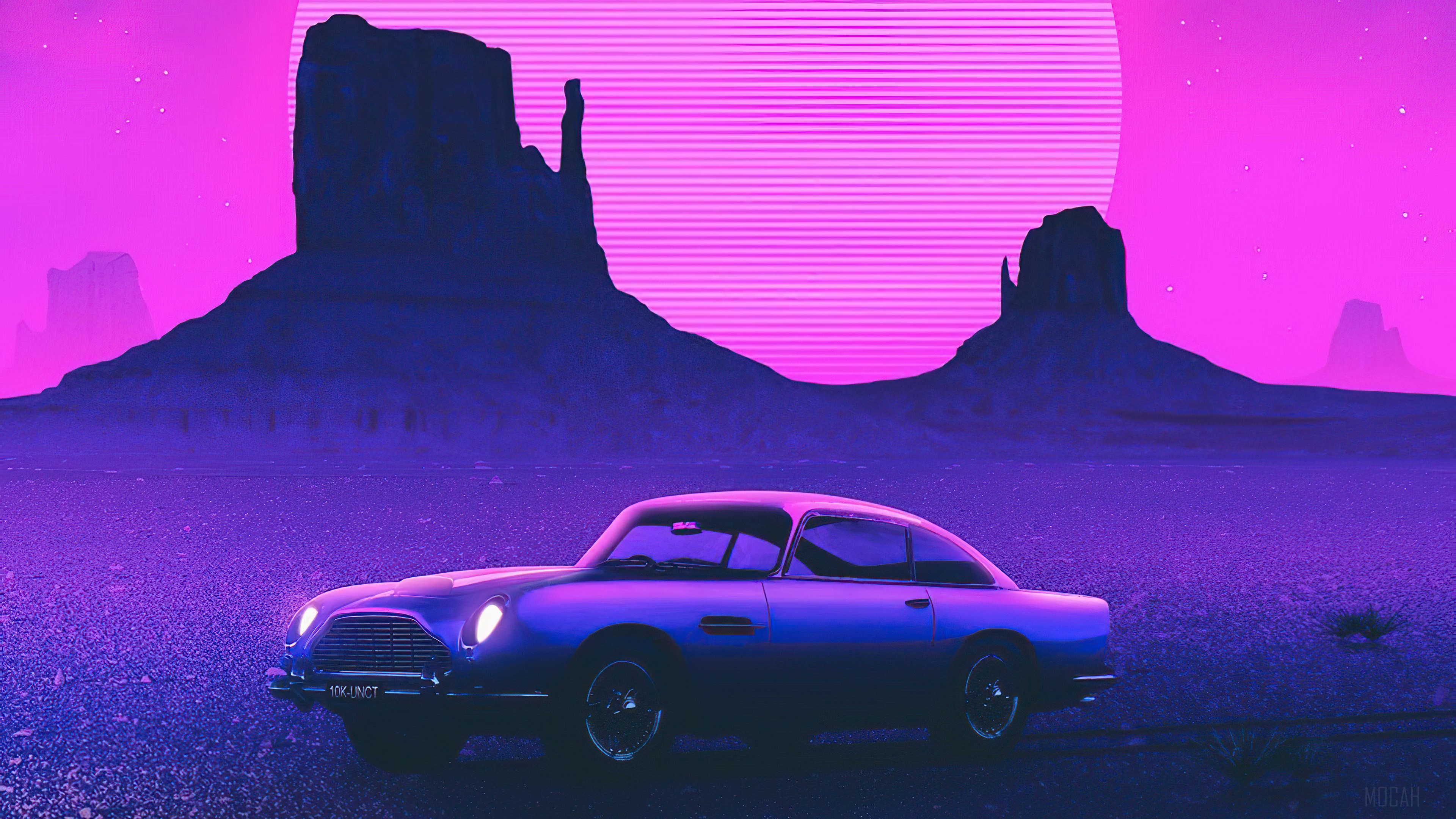 Retro Car Art HD Wallpaper