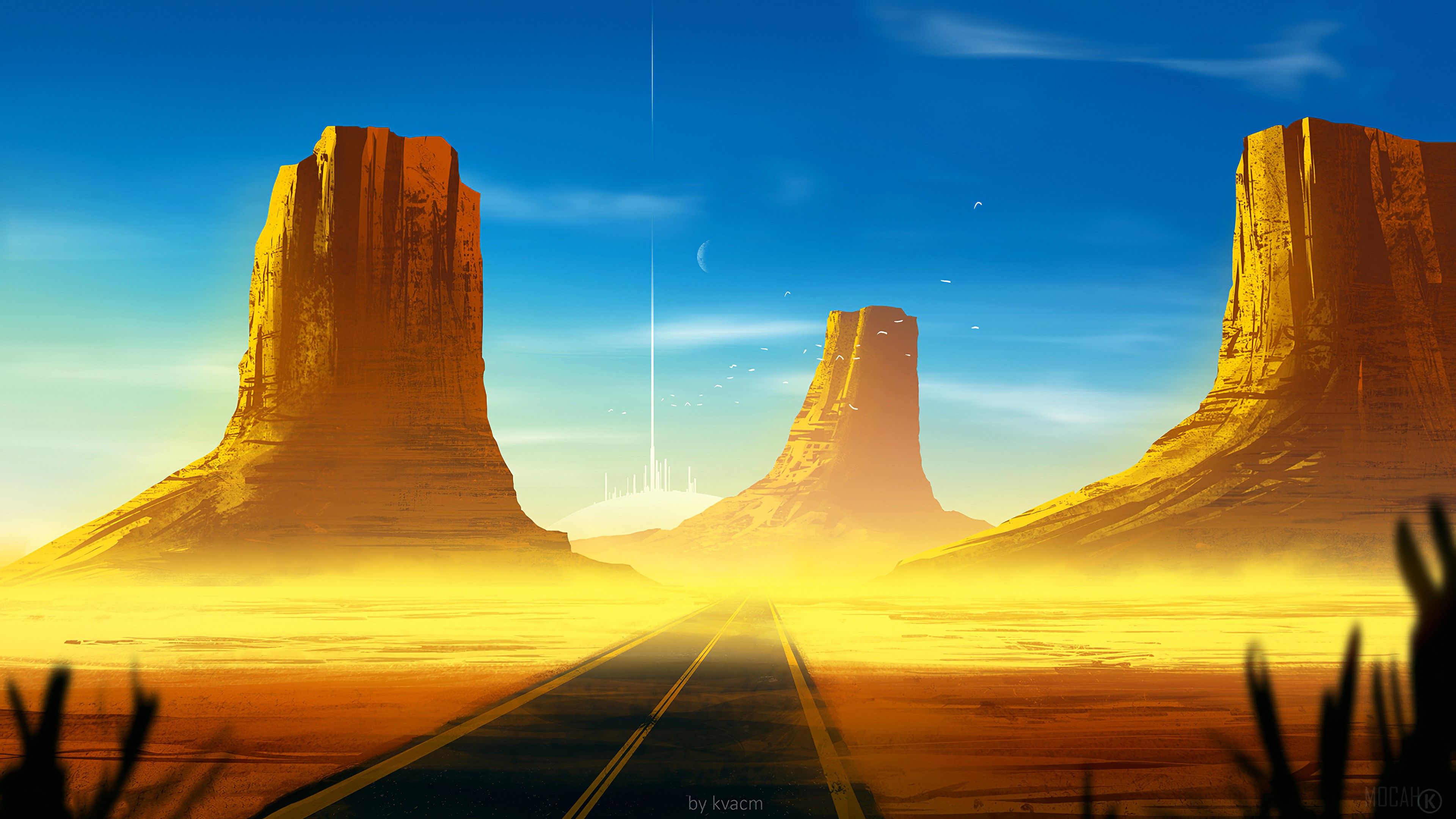Road to Monument Valley 4K HD Wallpaper
