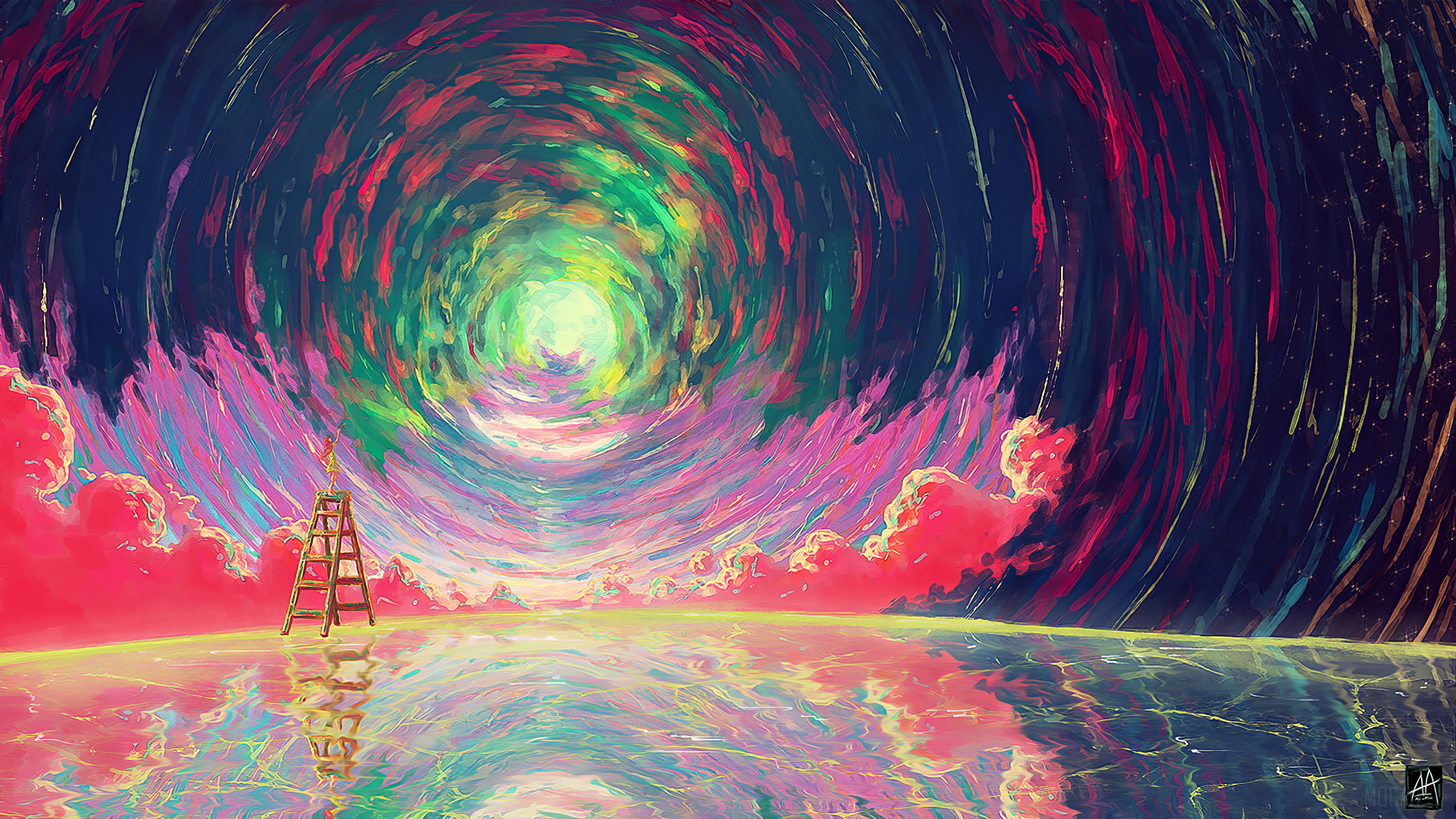 Painting The Sky HD Wallpaper