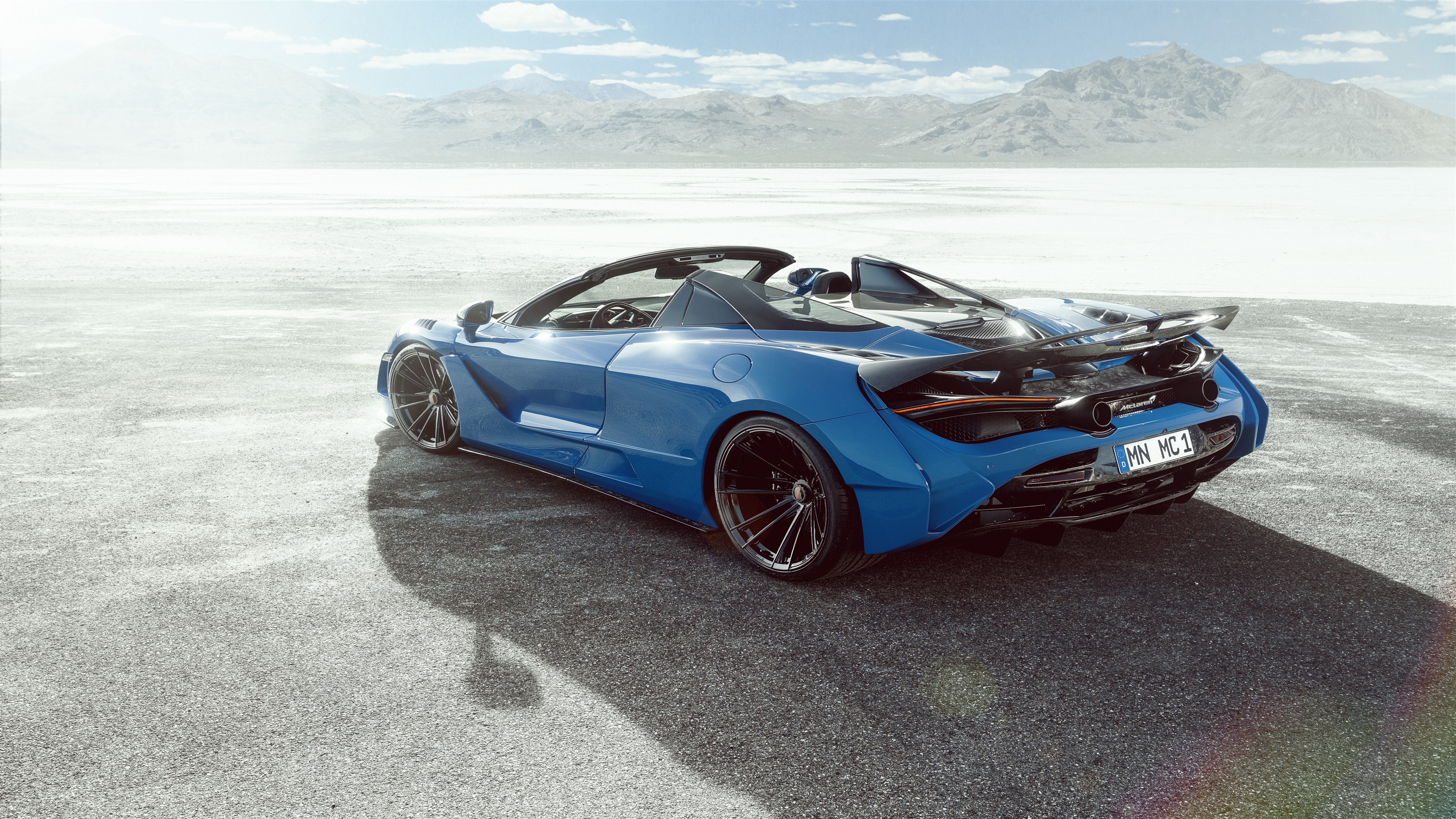 Novitec McLaren 720S Spider N Largo Rear HD Wallpaper