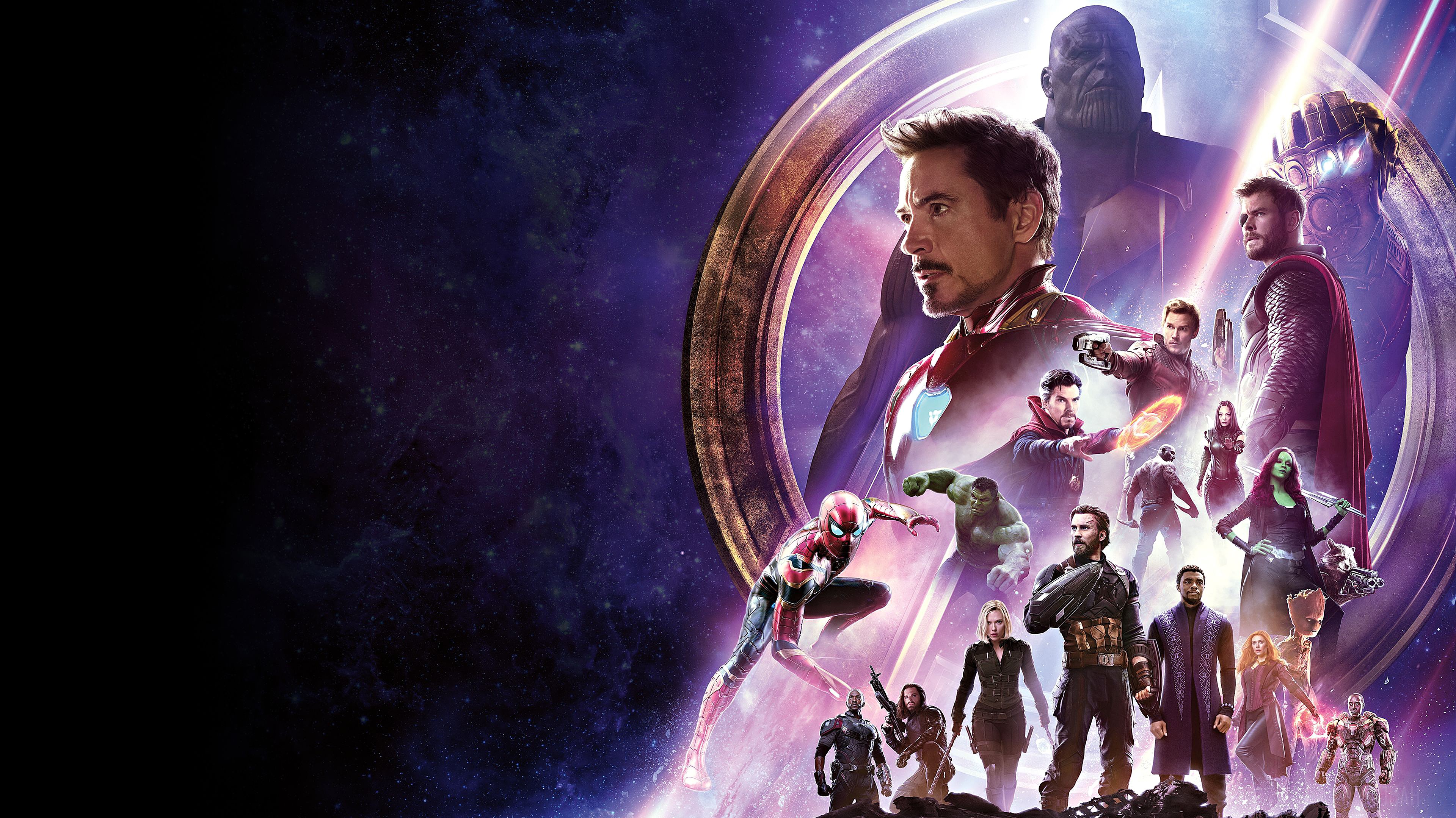 Avengers Infinity War 4K Banner HD Wallpaper