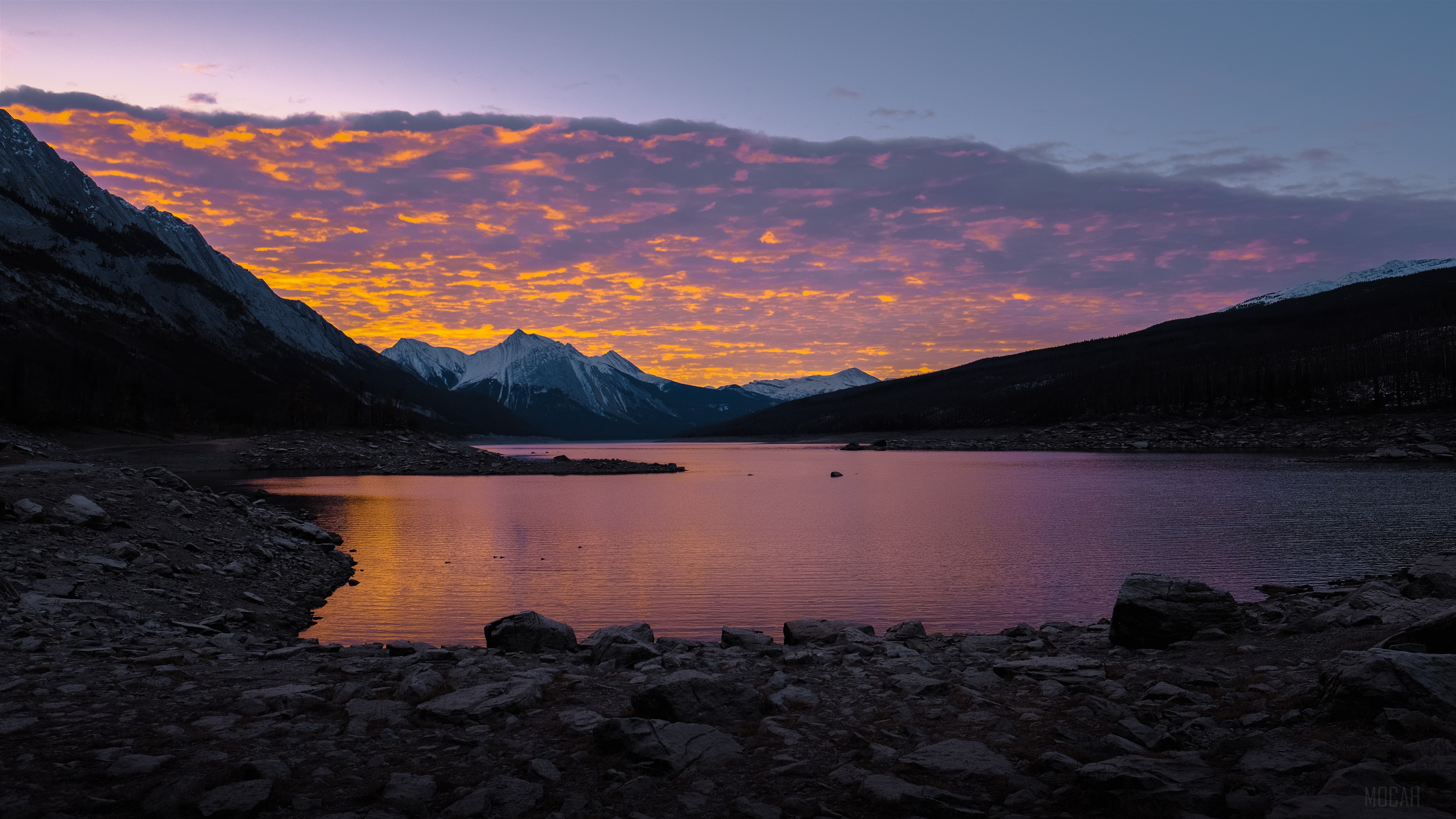Lake Sunset HD Wallpaper