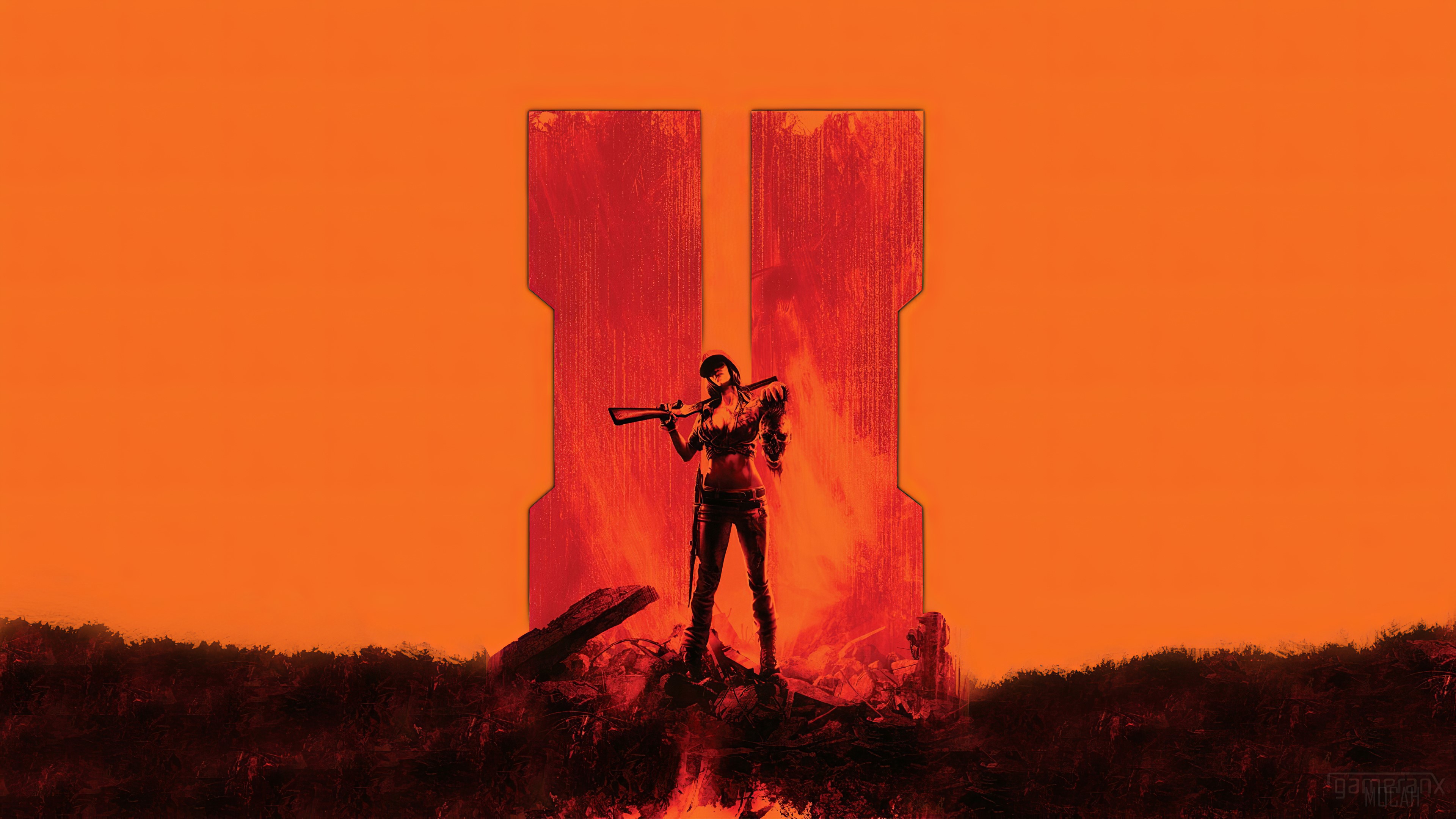 Call of Duty: Black Ops II Game Art 4K HD Wallpaper