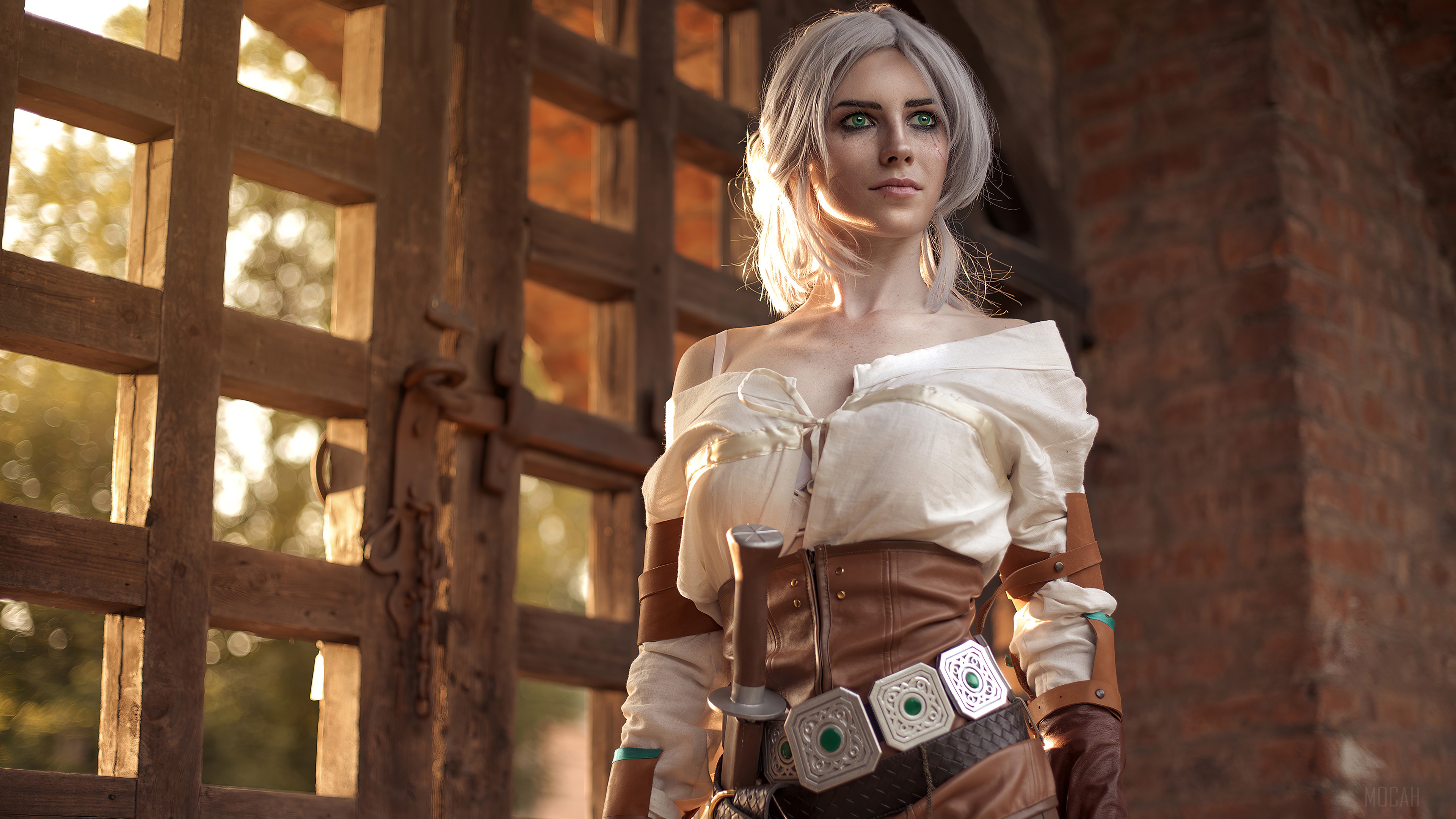 Ciri from The Witcher 3 Cosplay 4K HD Wallpaper