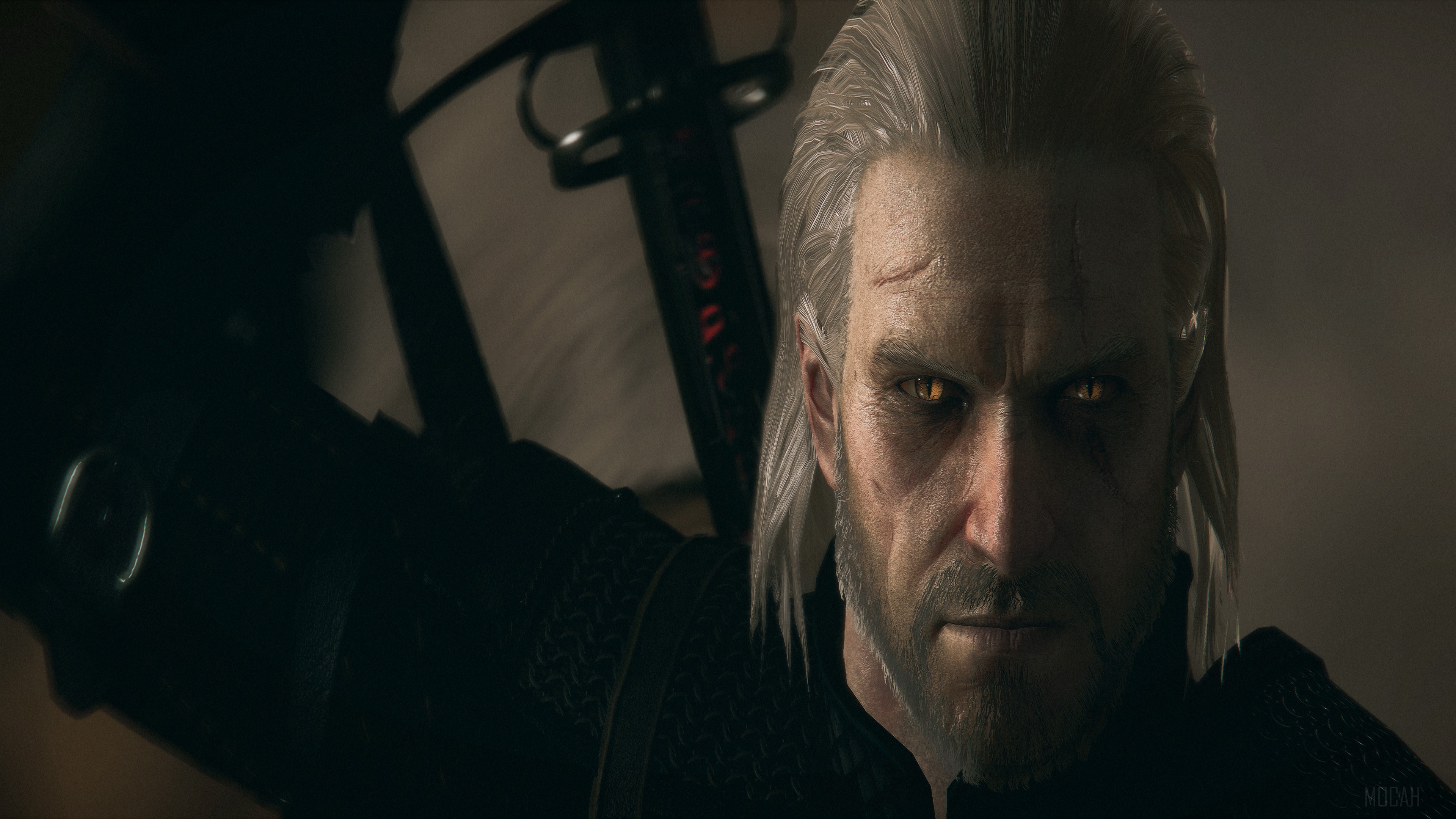 Geralt of Rivia from The Witcher 3 Wild Hunt 4K HD Wallpaper