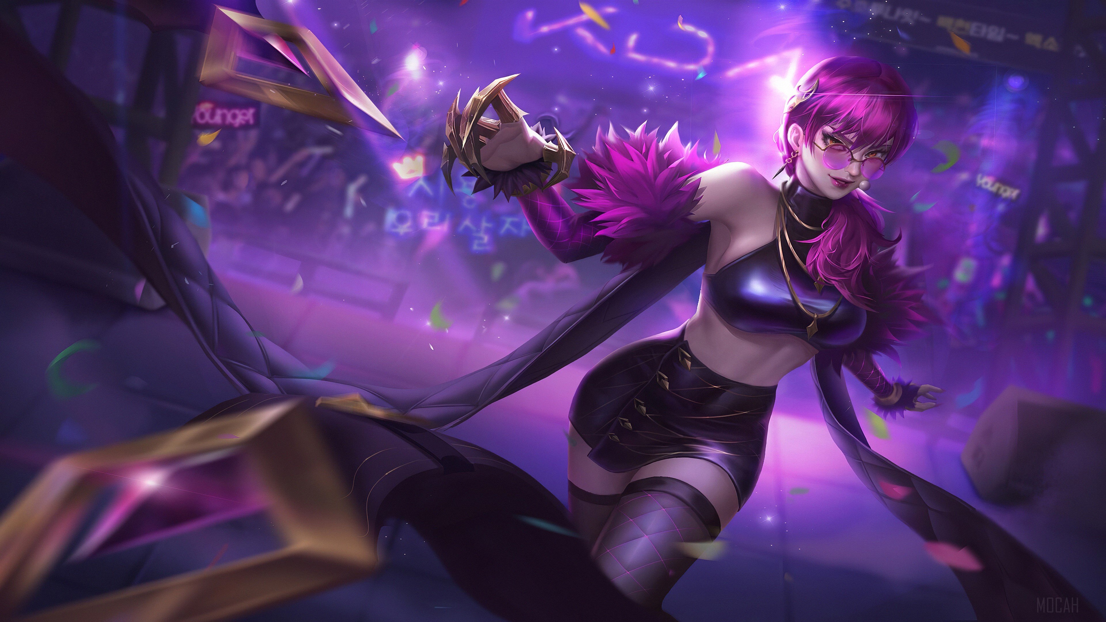 Akali from League of Legends 4K HD Wallpaper