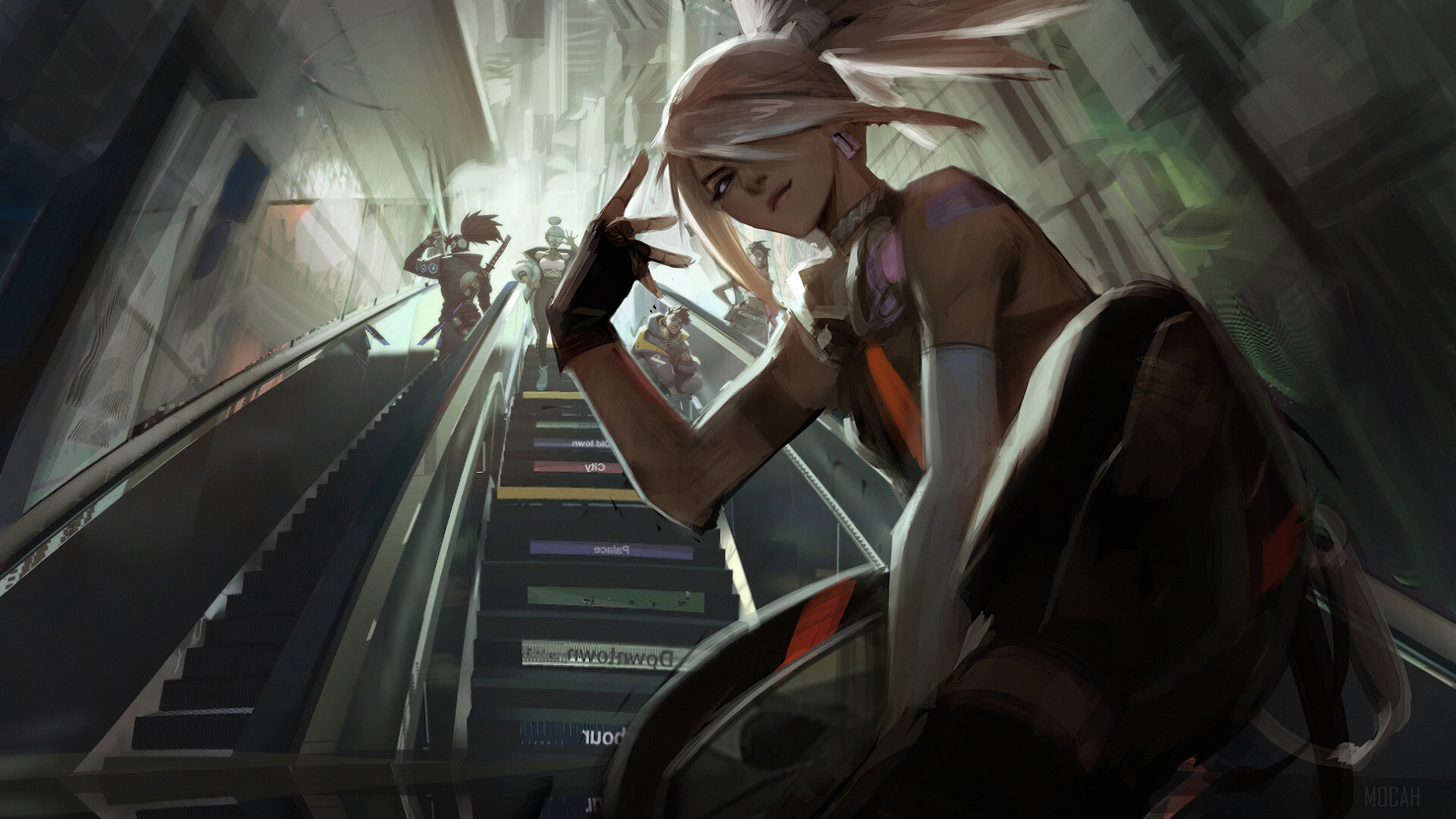 Akali from League of Legends True Damage 4K HD Wallpaper