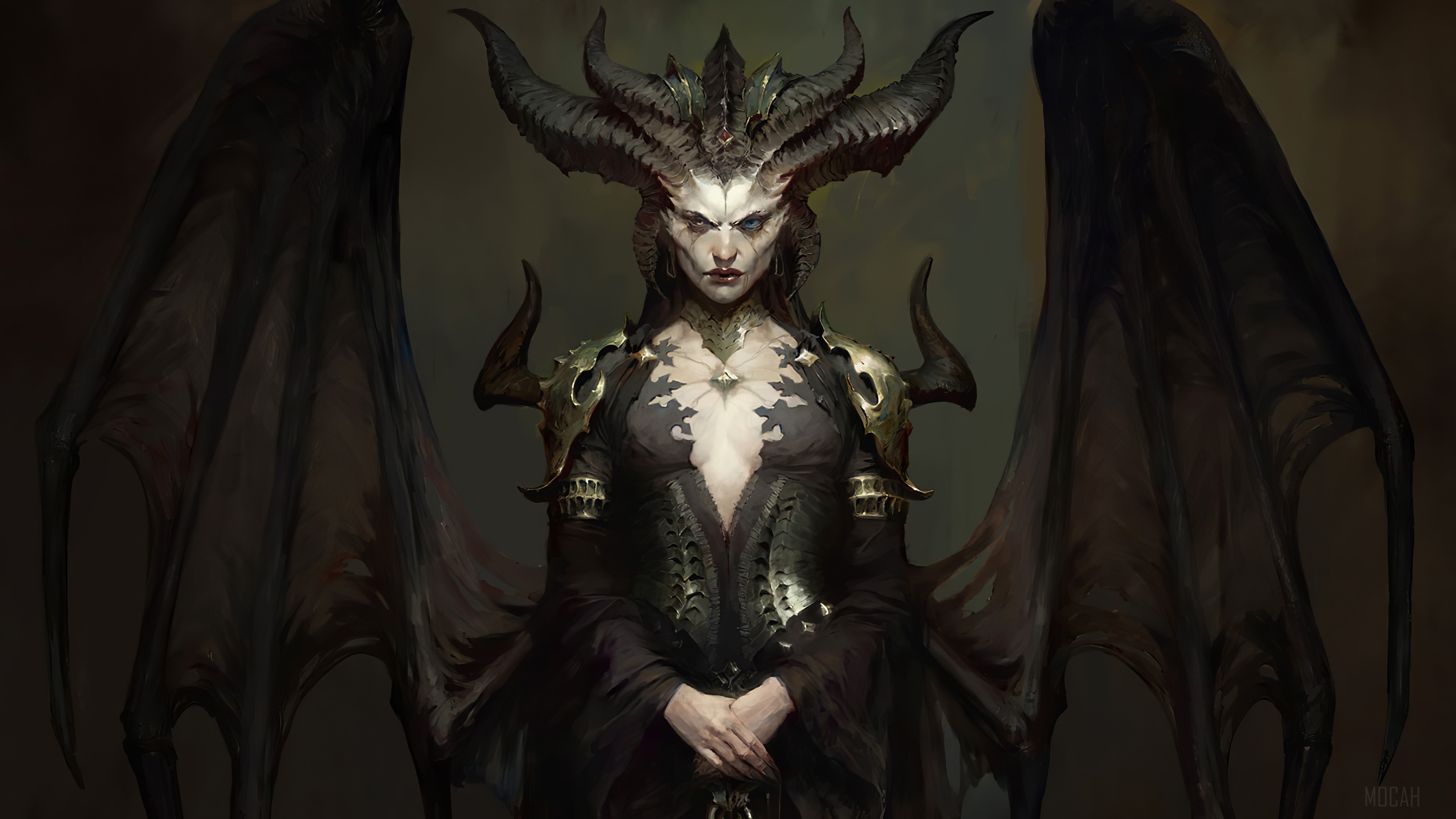Lilith from Diablo 4 4K HD Wallpaper