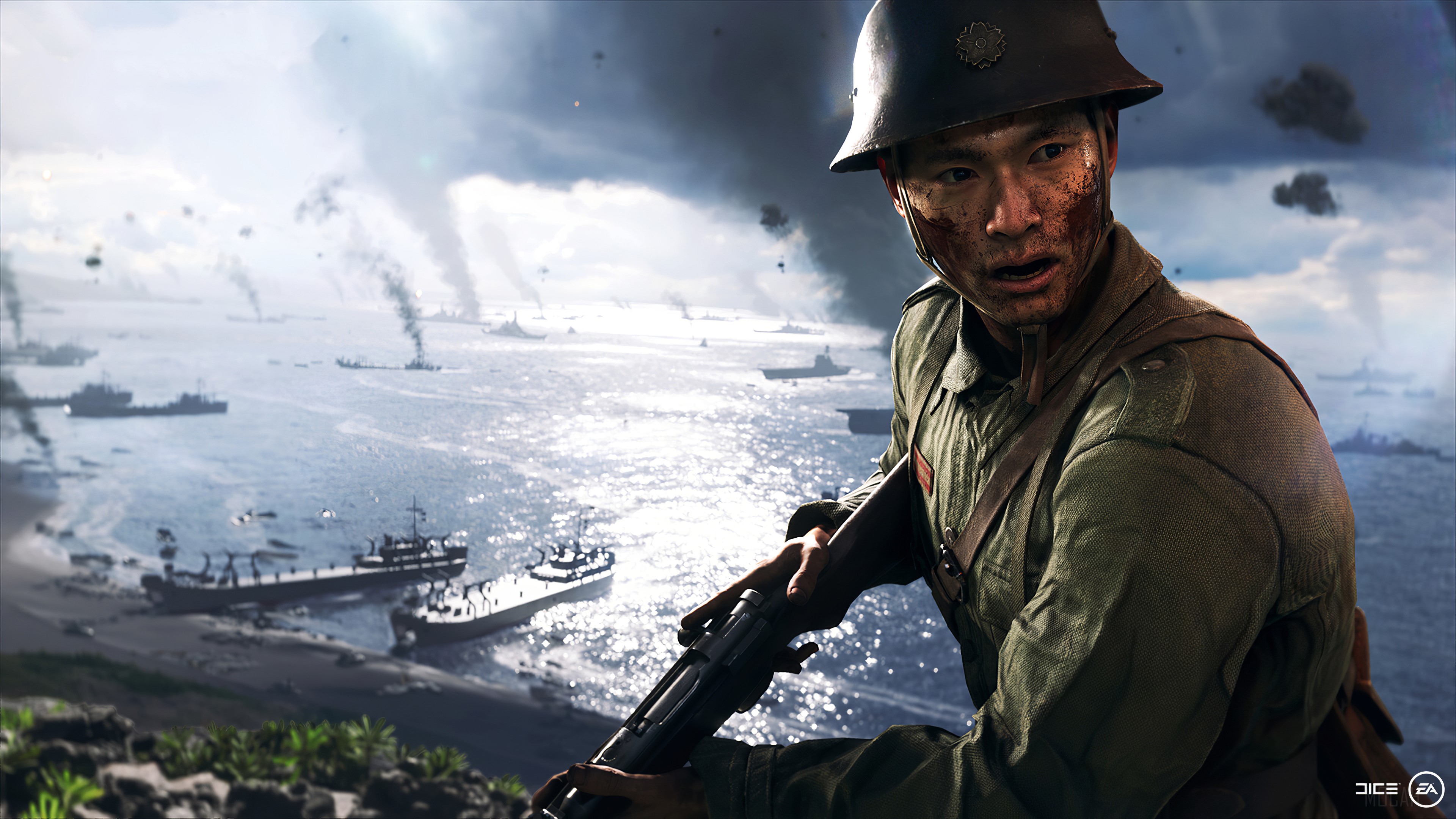 Soldier in Battlefield V 4K HD Wallpaper