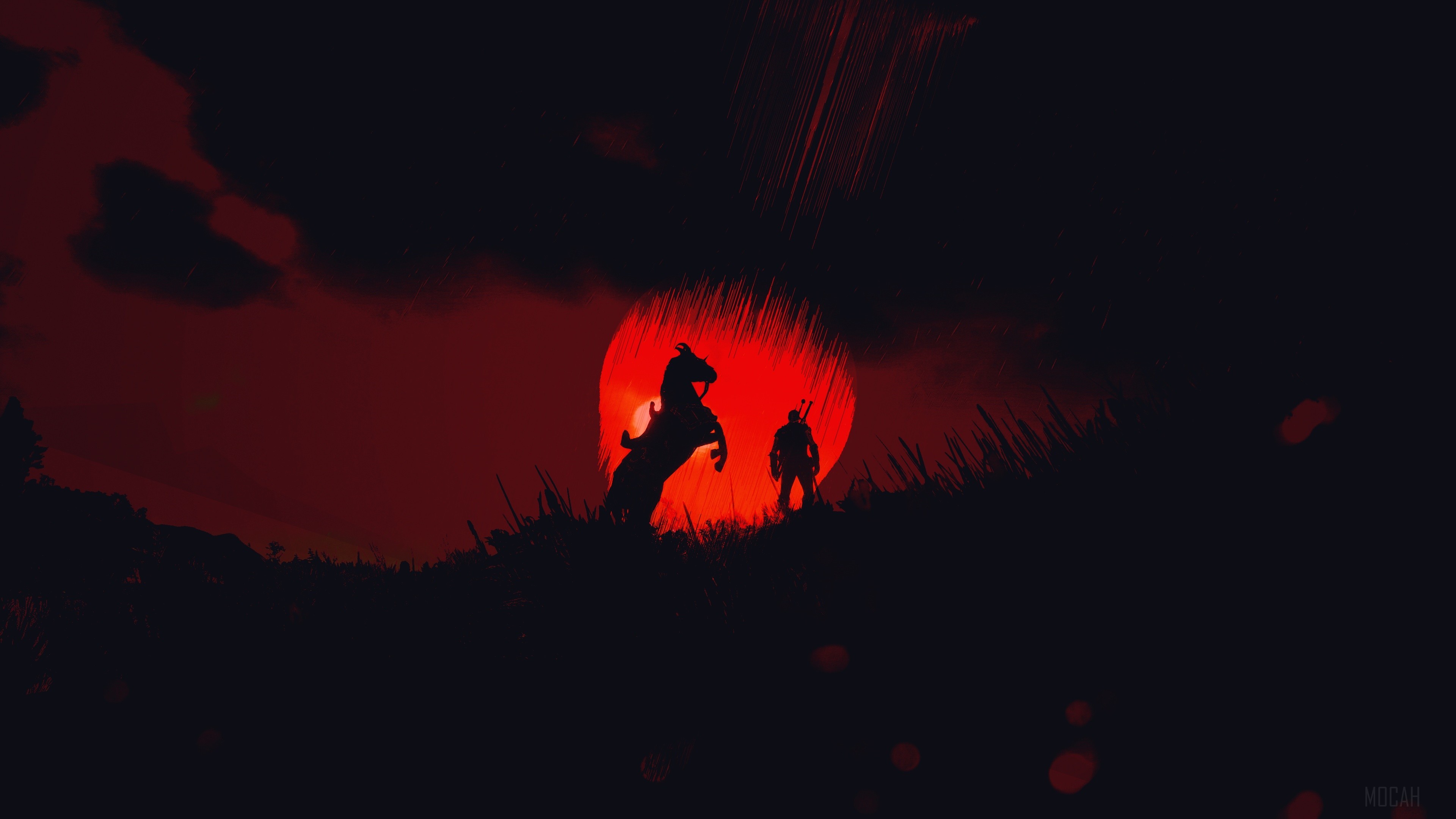 Geralt and Roach from The Witcher 3 Wild Hunt 4K HD Wallpaper