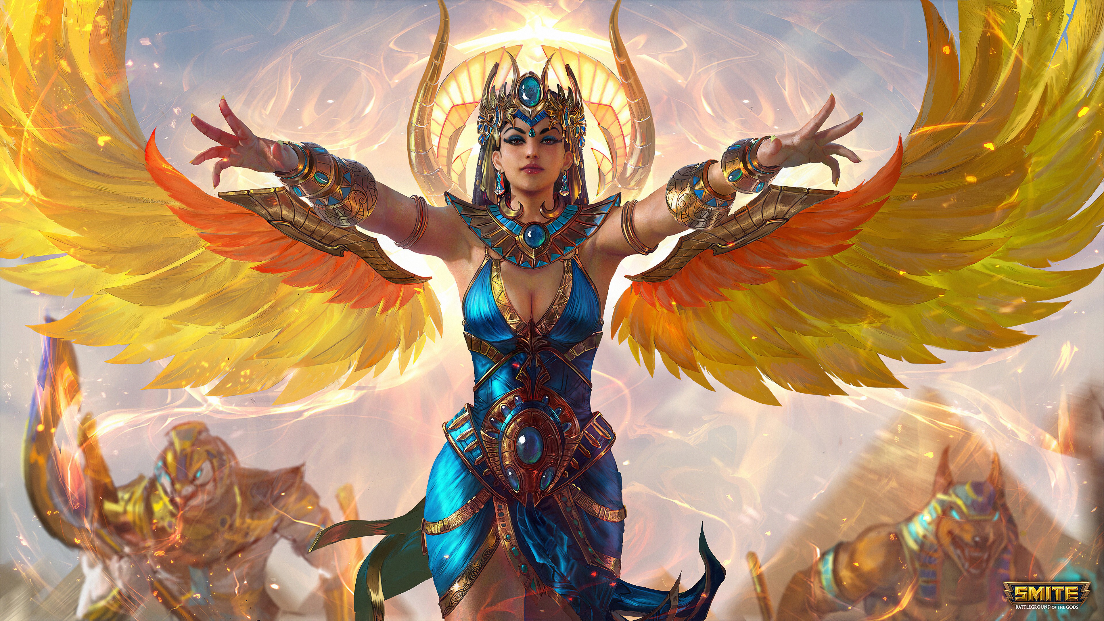Iset from Smite 4K HD Wallpaper
