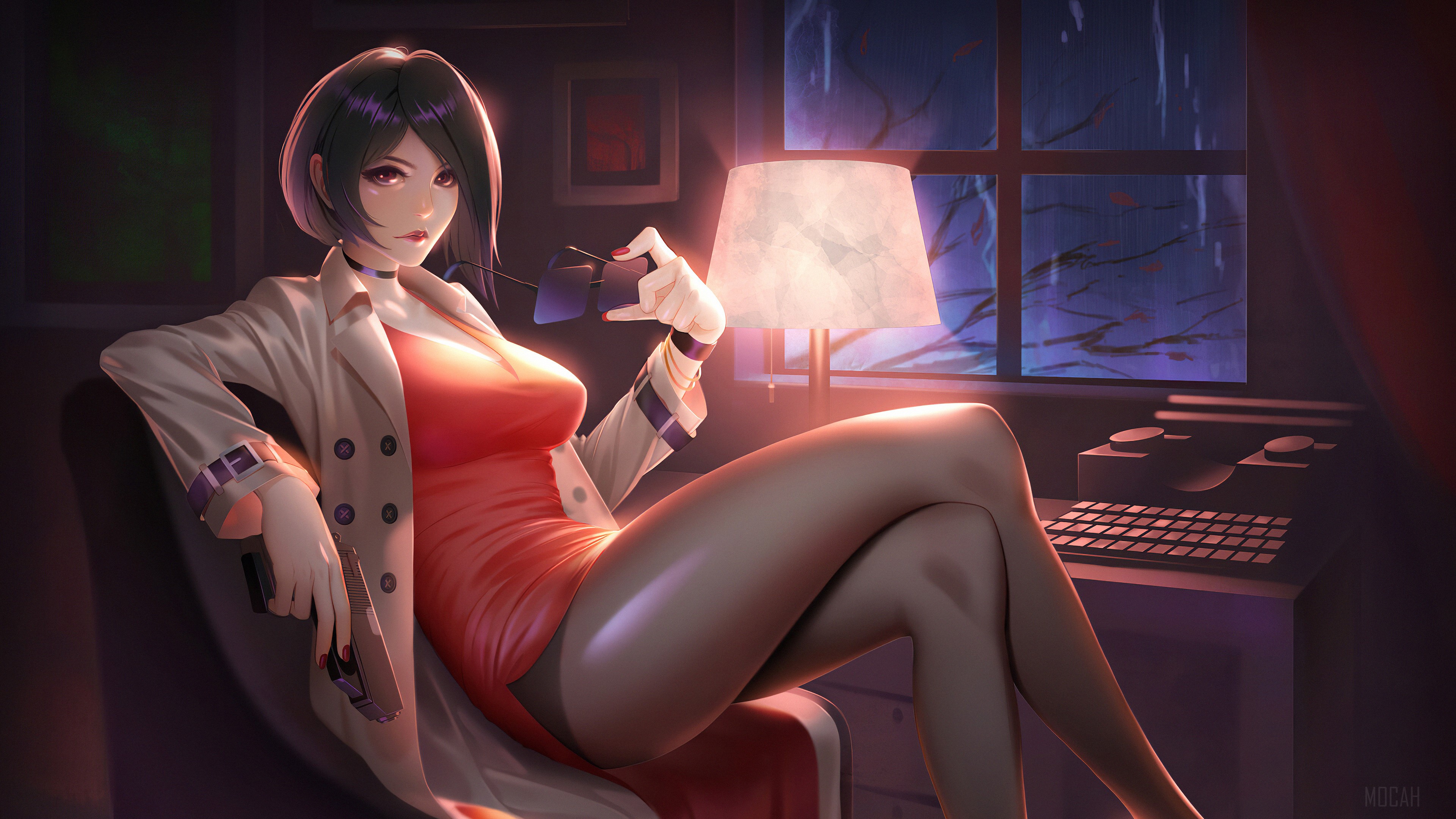 Ada Wong from Resident Evil 4K HD Wallpaper