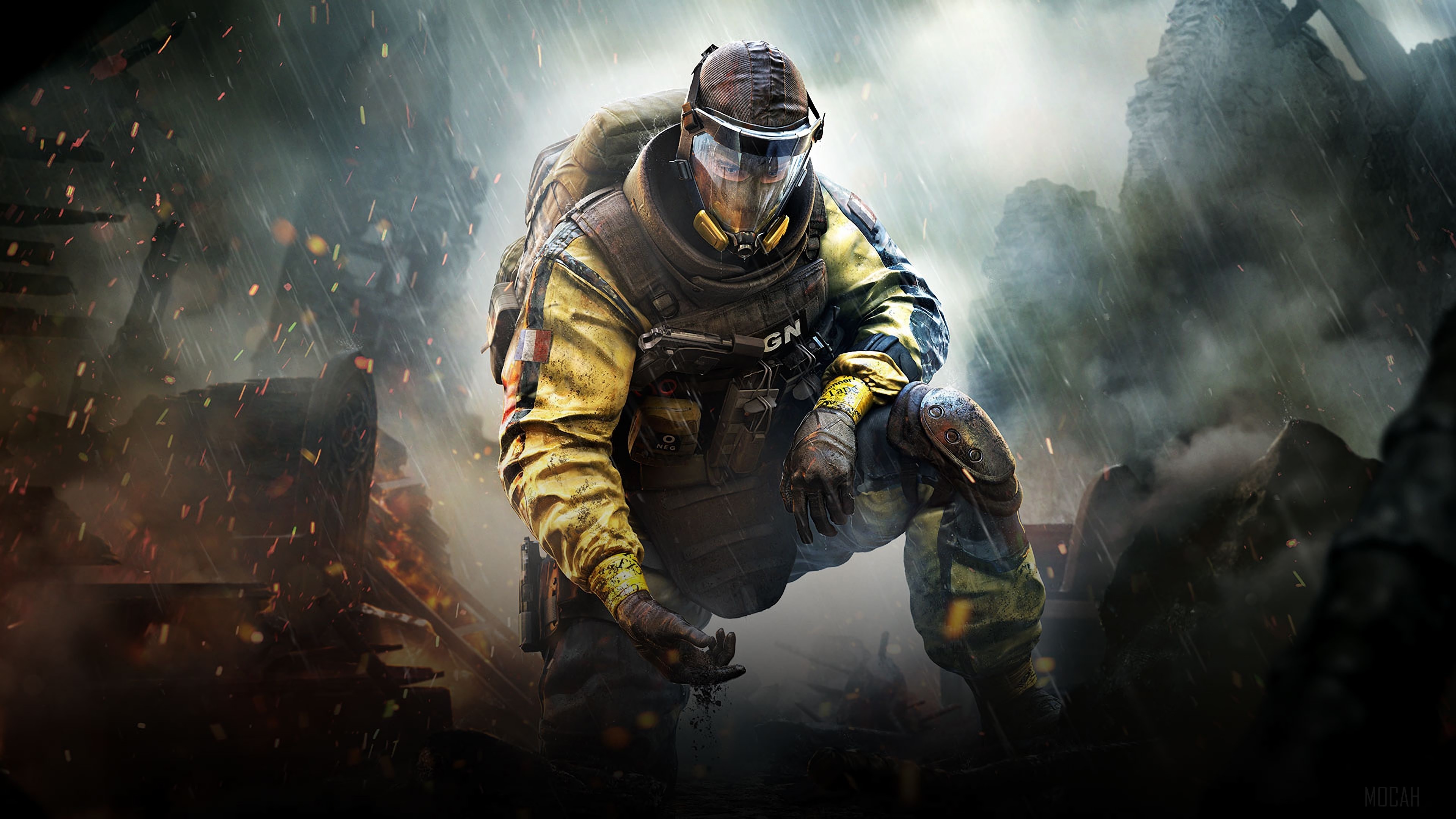 Character from Tom Clancy's Rainbow Six Siege 4K HD Wallpaper