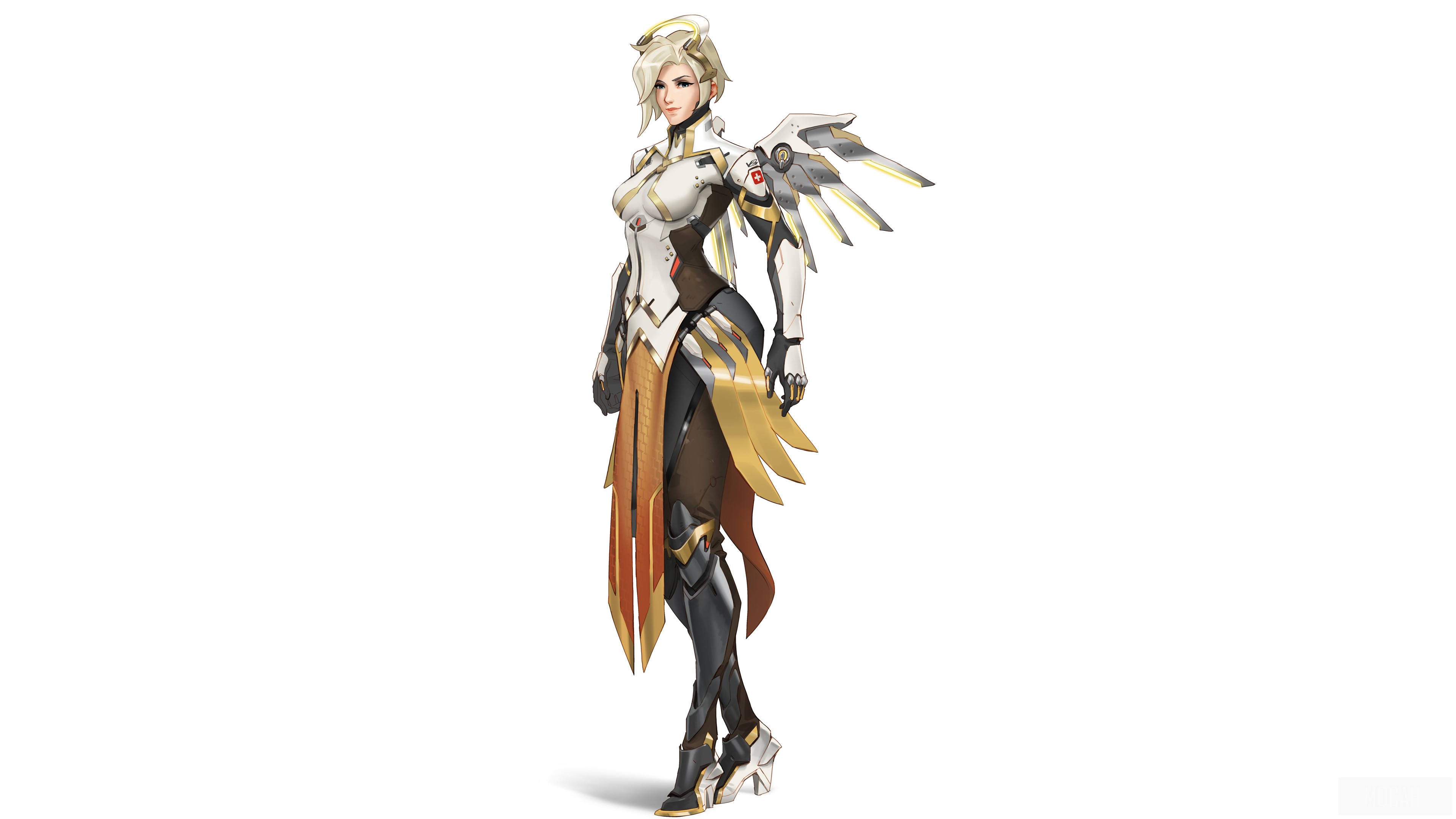 Mercy from Overwatch 2 4K HD Wallpaper