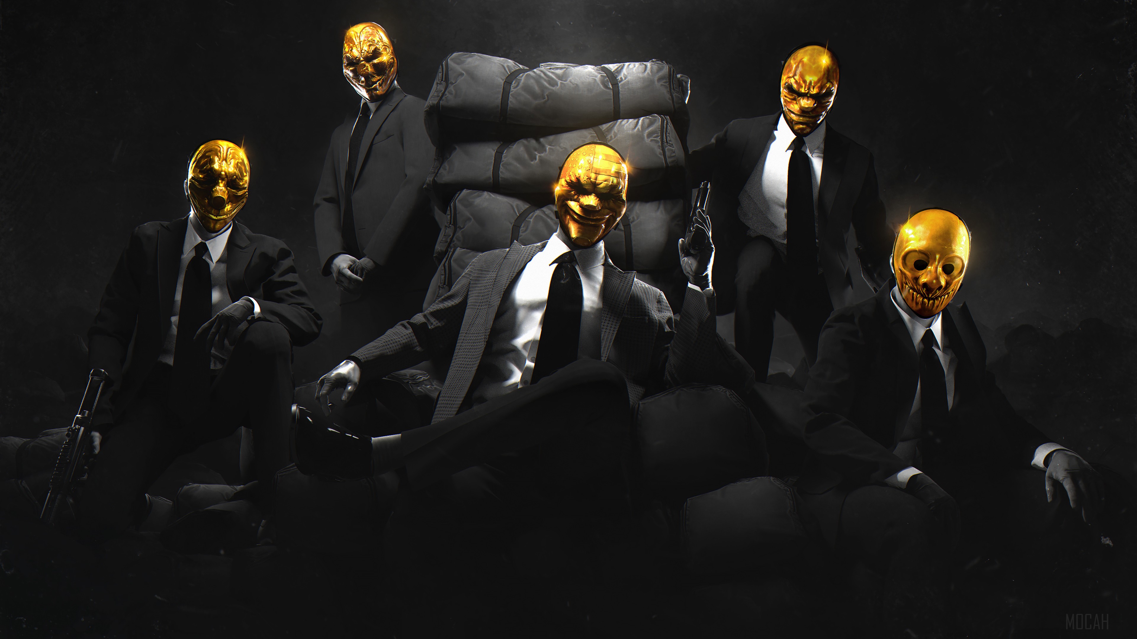 Payday Gold Crew HD Wallpaper