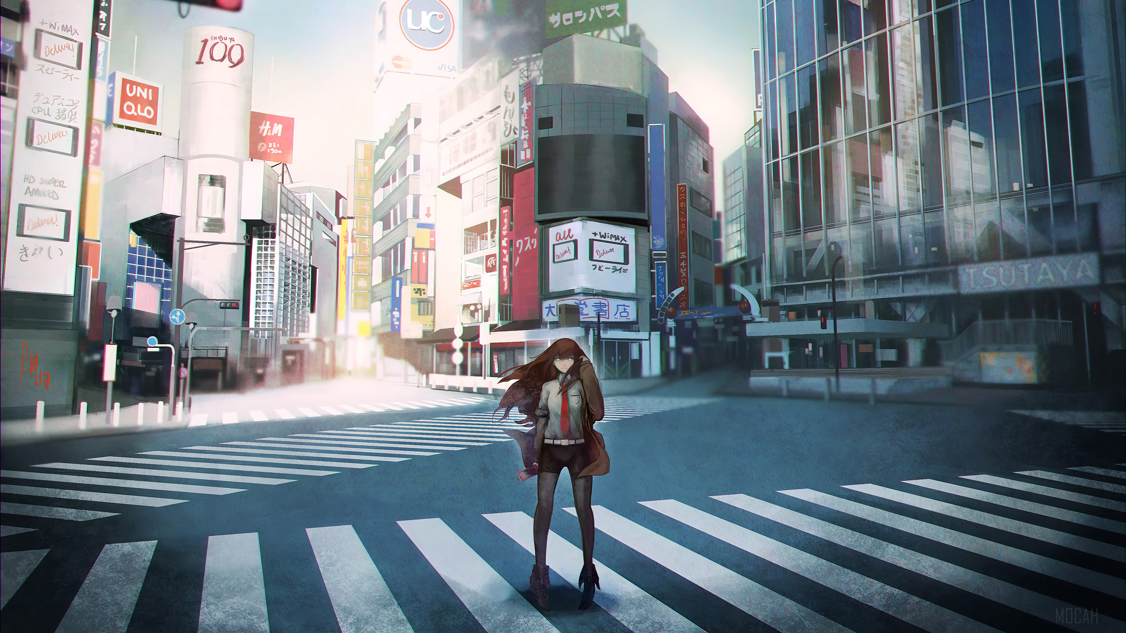 Makise Kurisu from Steins;Gate 4K HD Wallpaper