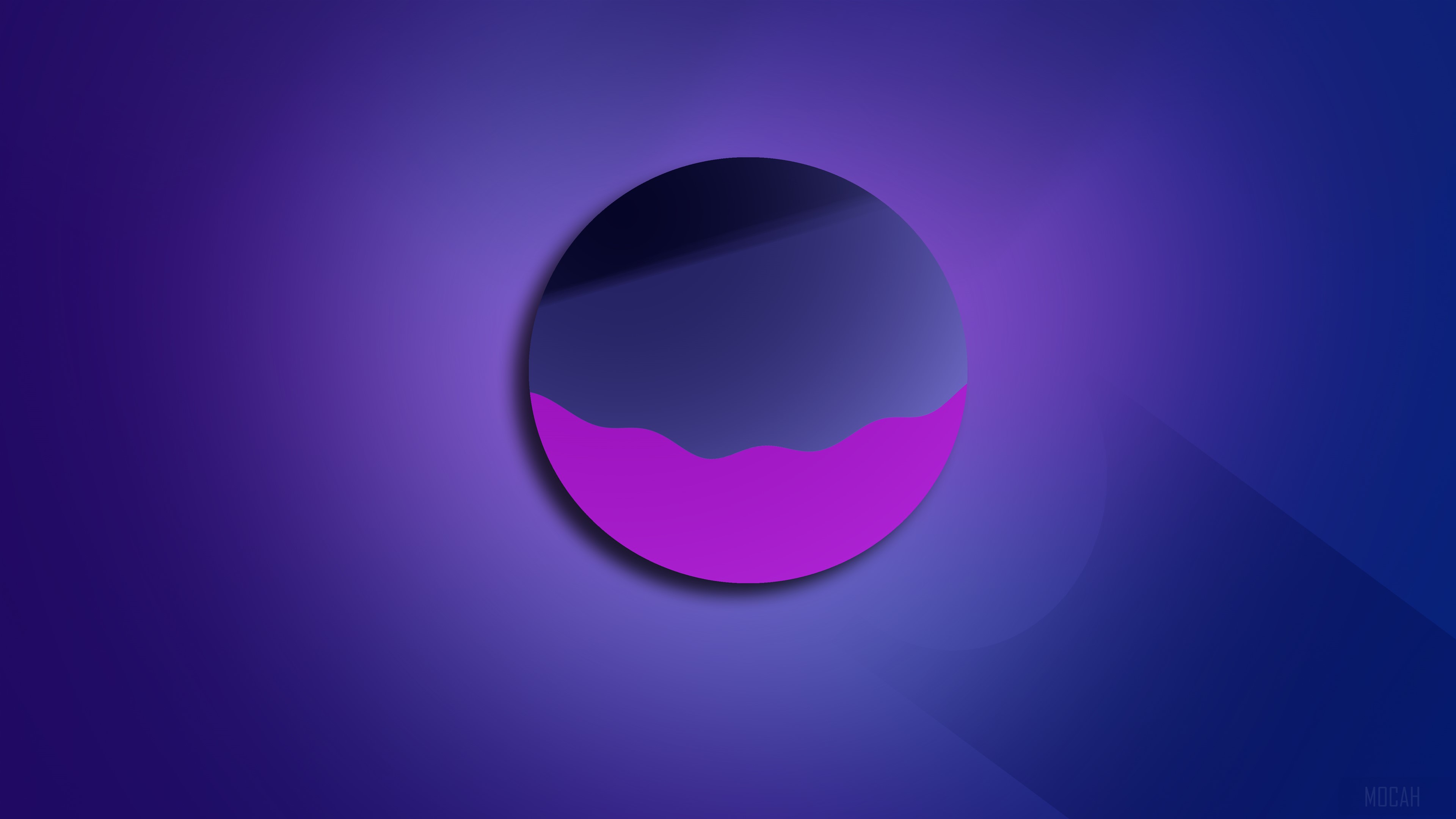 Purple Planet HD Wallpaper