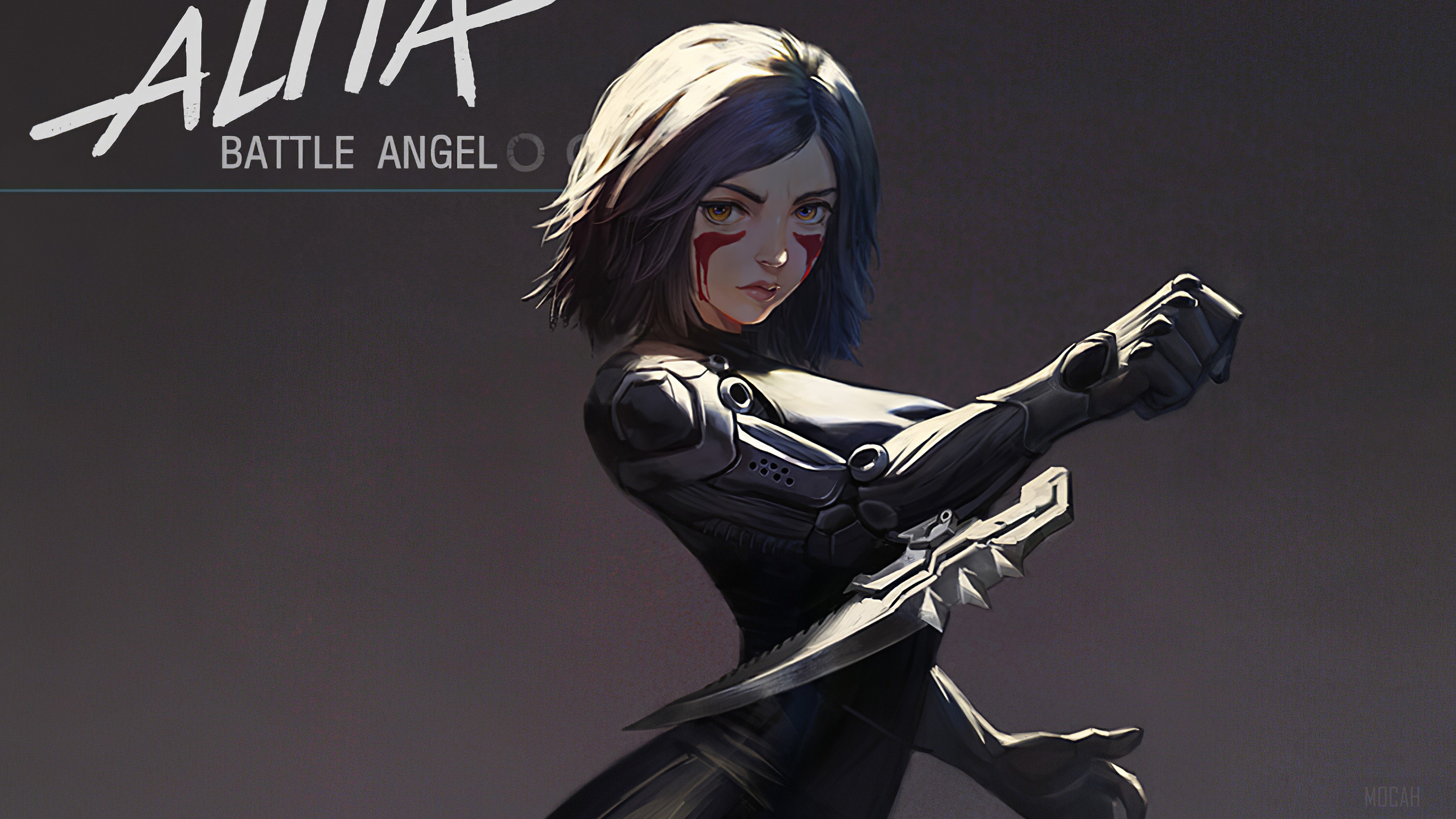 Alita: Battle Angel Fanart 4K HD Wallpaper