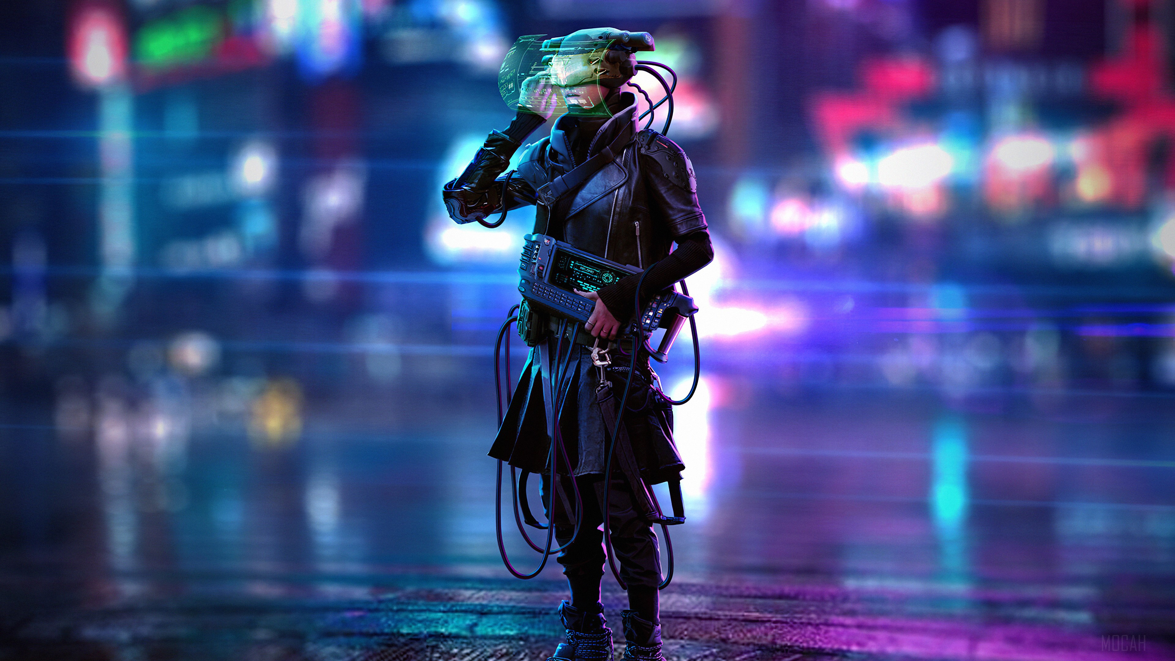Cyberpunk Retrunner in 4K HD Wallpaper