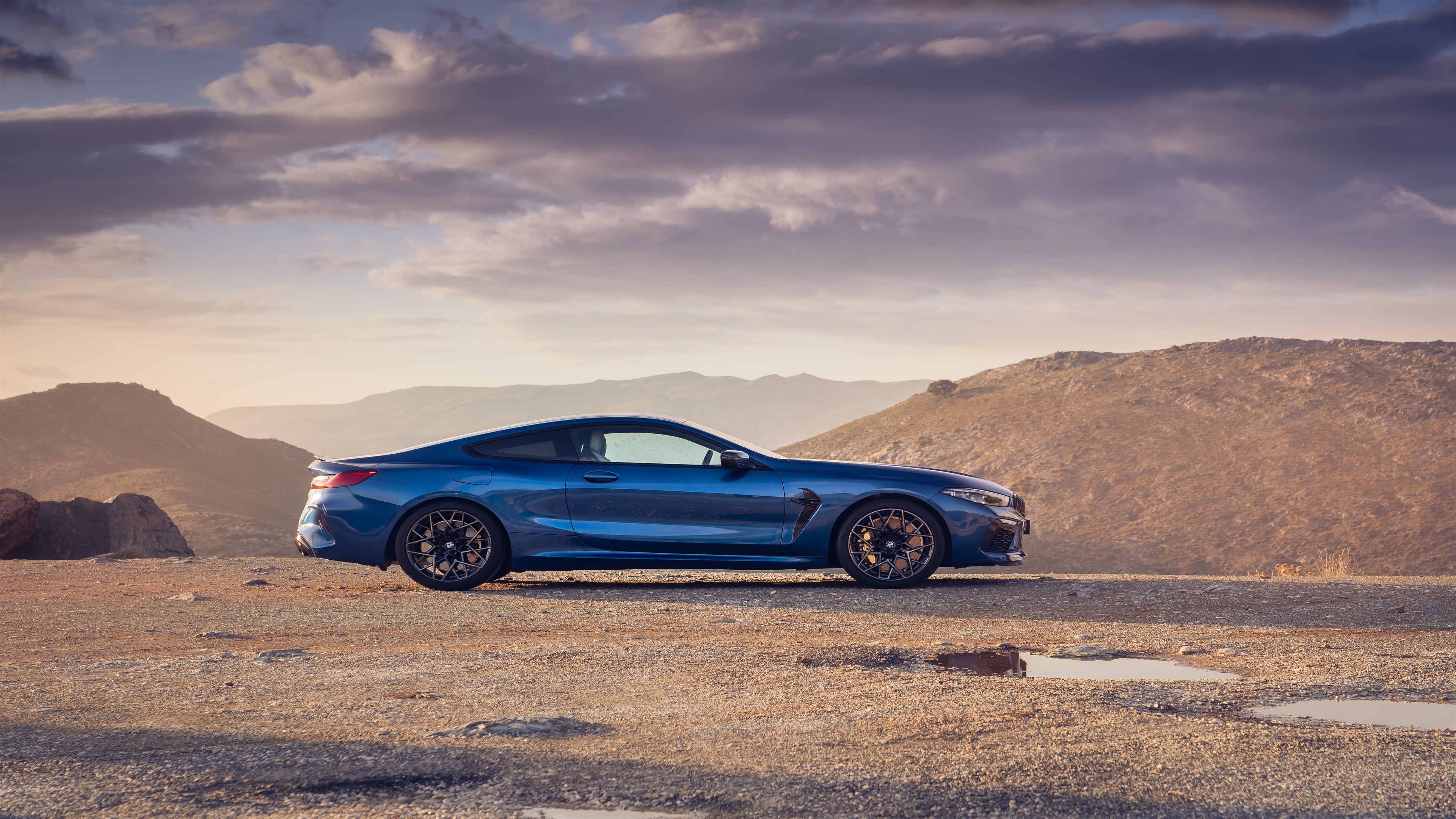 Blue 2020 BMW M8 Competition Coupe 4K HD Wallpaper