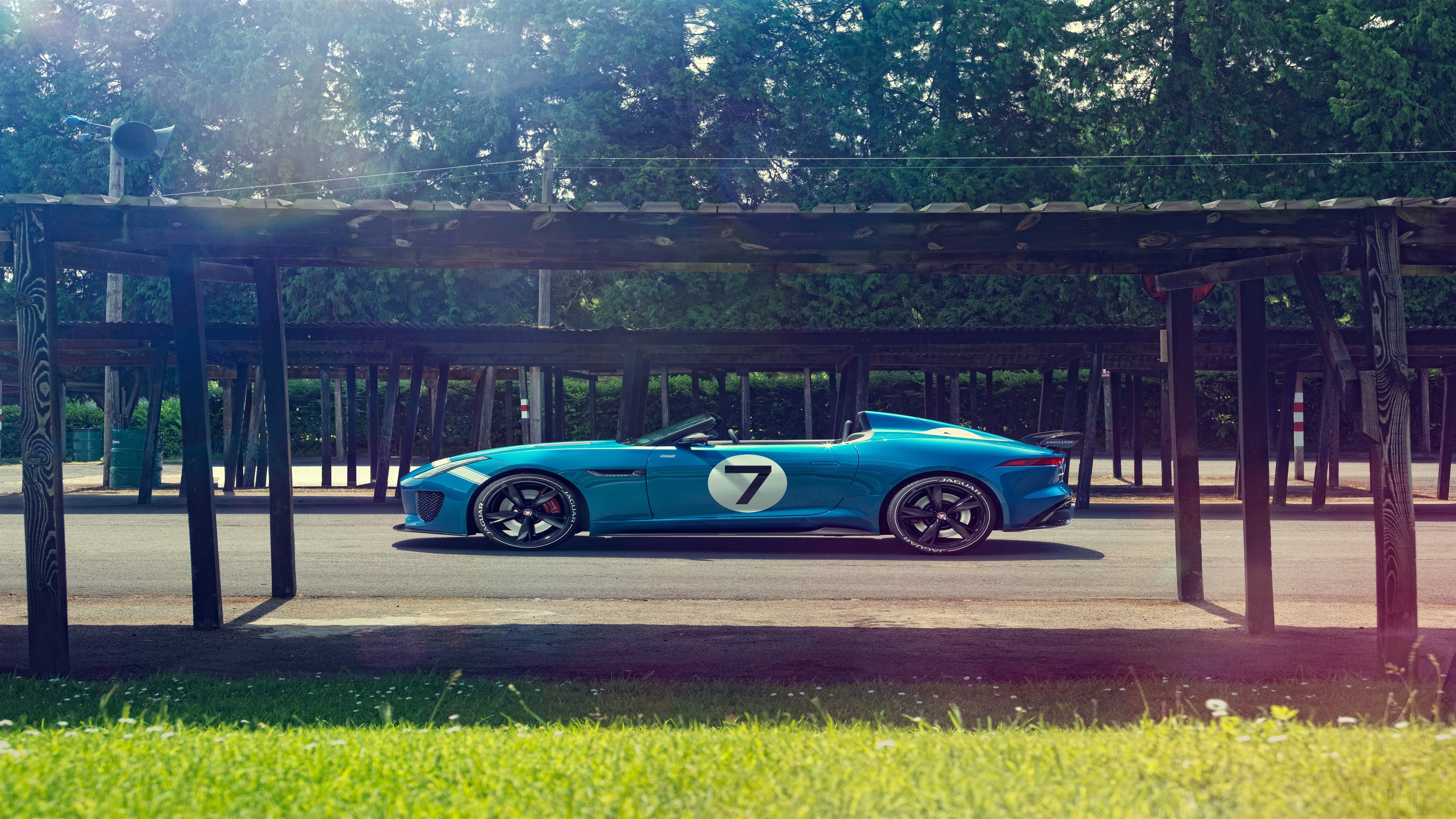 Blue Jaguar Project 7 4K HD Wallpaper