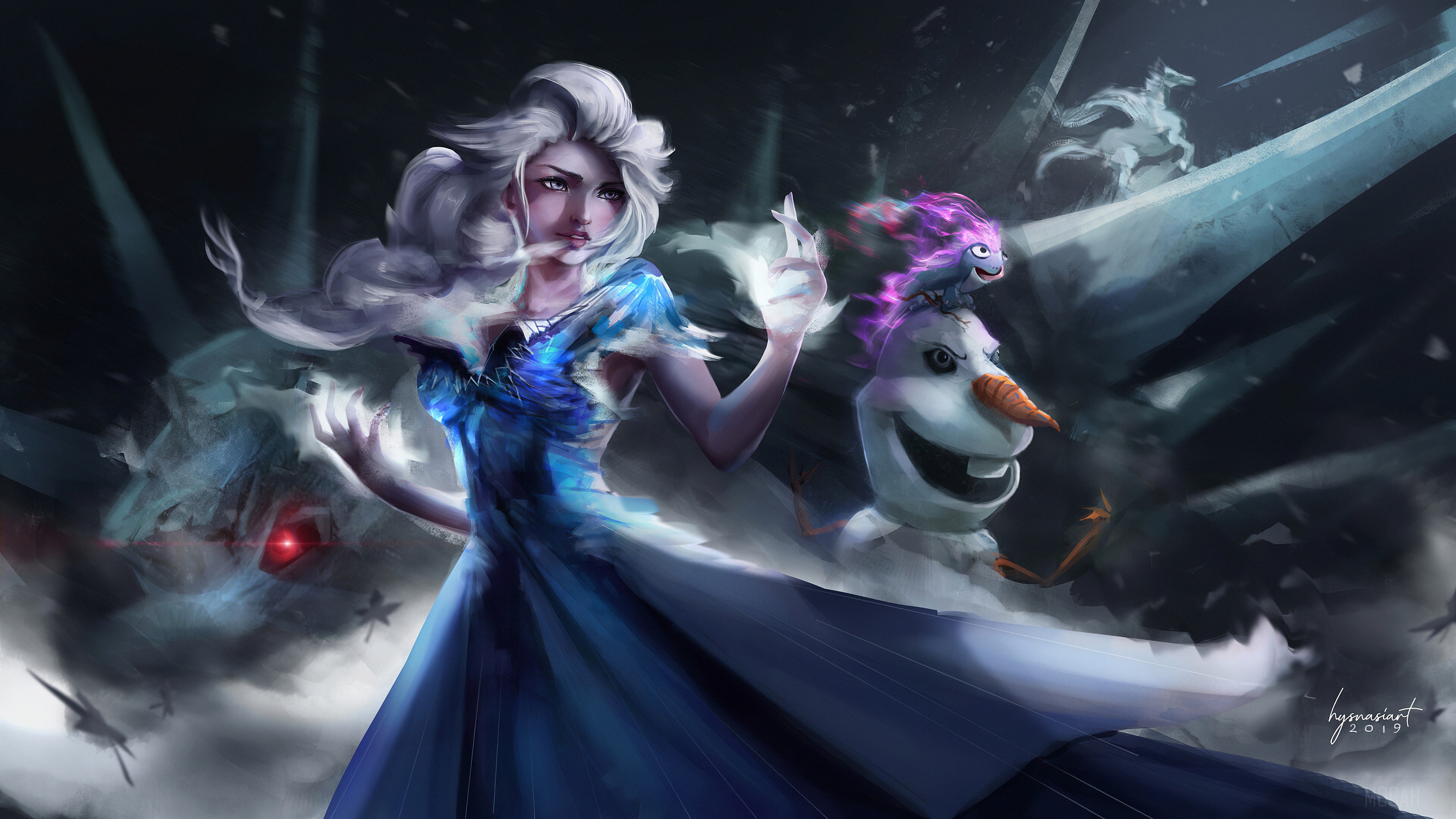 Elsa from Frozen 2 4K HD Wallpaper