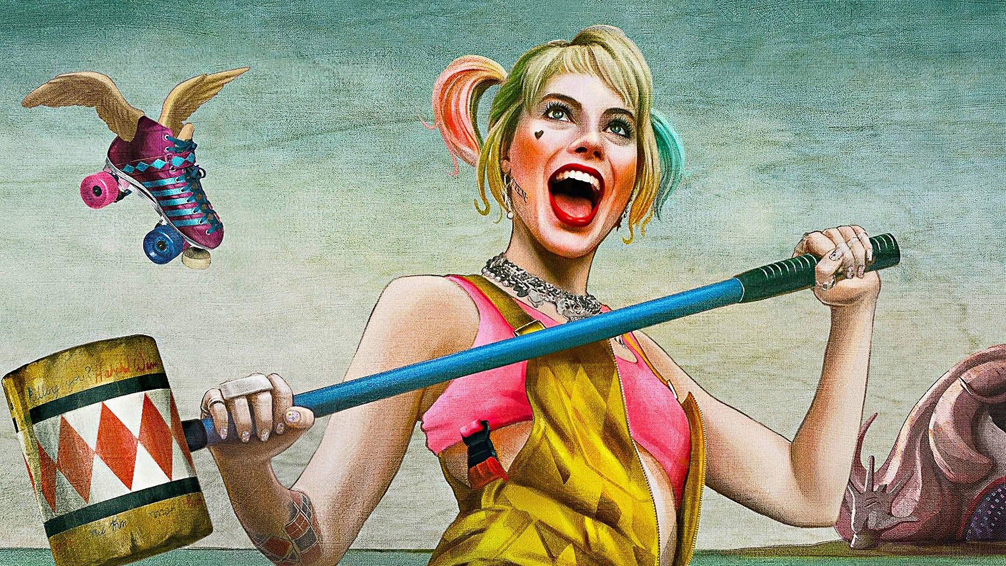 Harley Quinn from Birds of Prey 4K HD Wallpaper