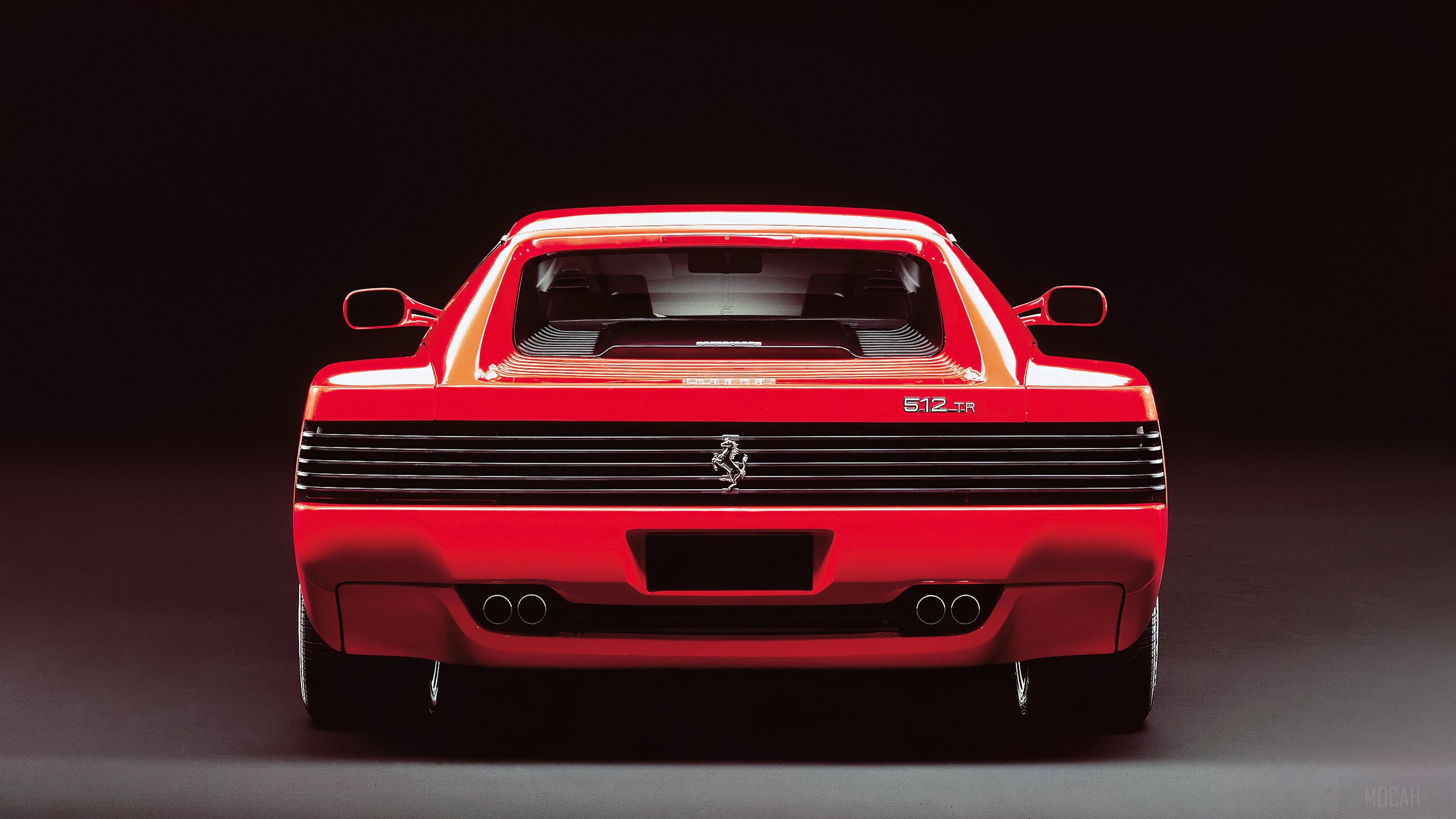 Red Ferrari 512 TR 4K HD Wallpaper