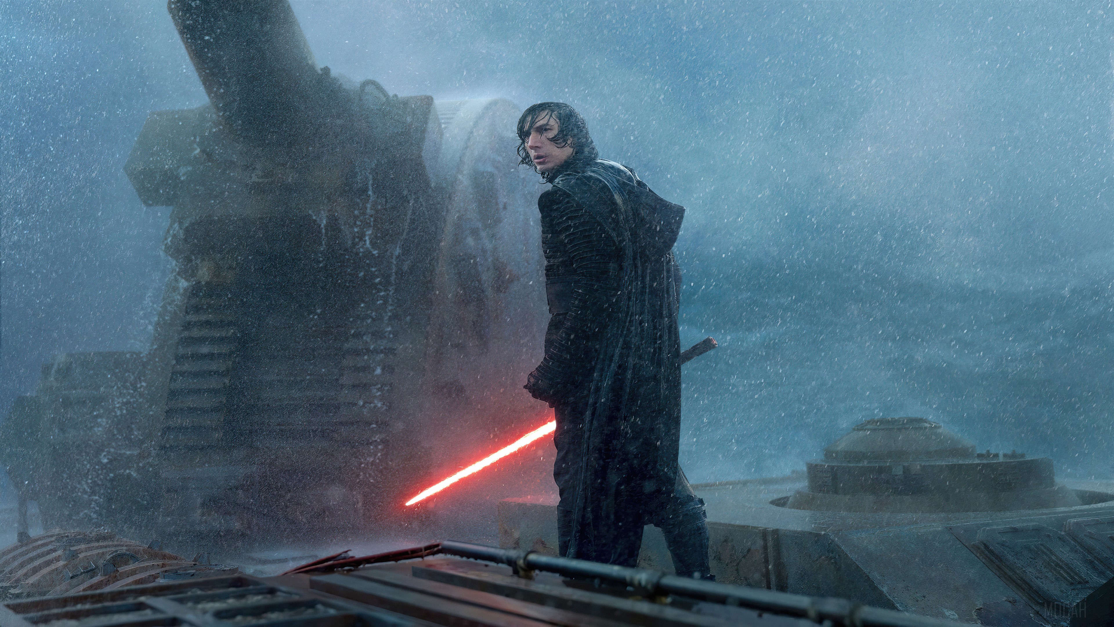 Kylo Ren from Star Wars The Rise of Skywalker 4K HD Wallpaper