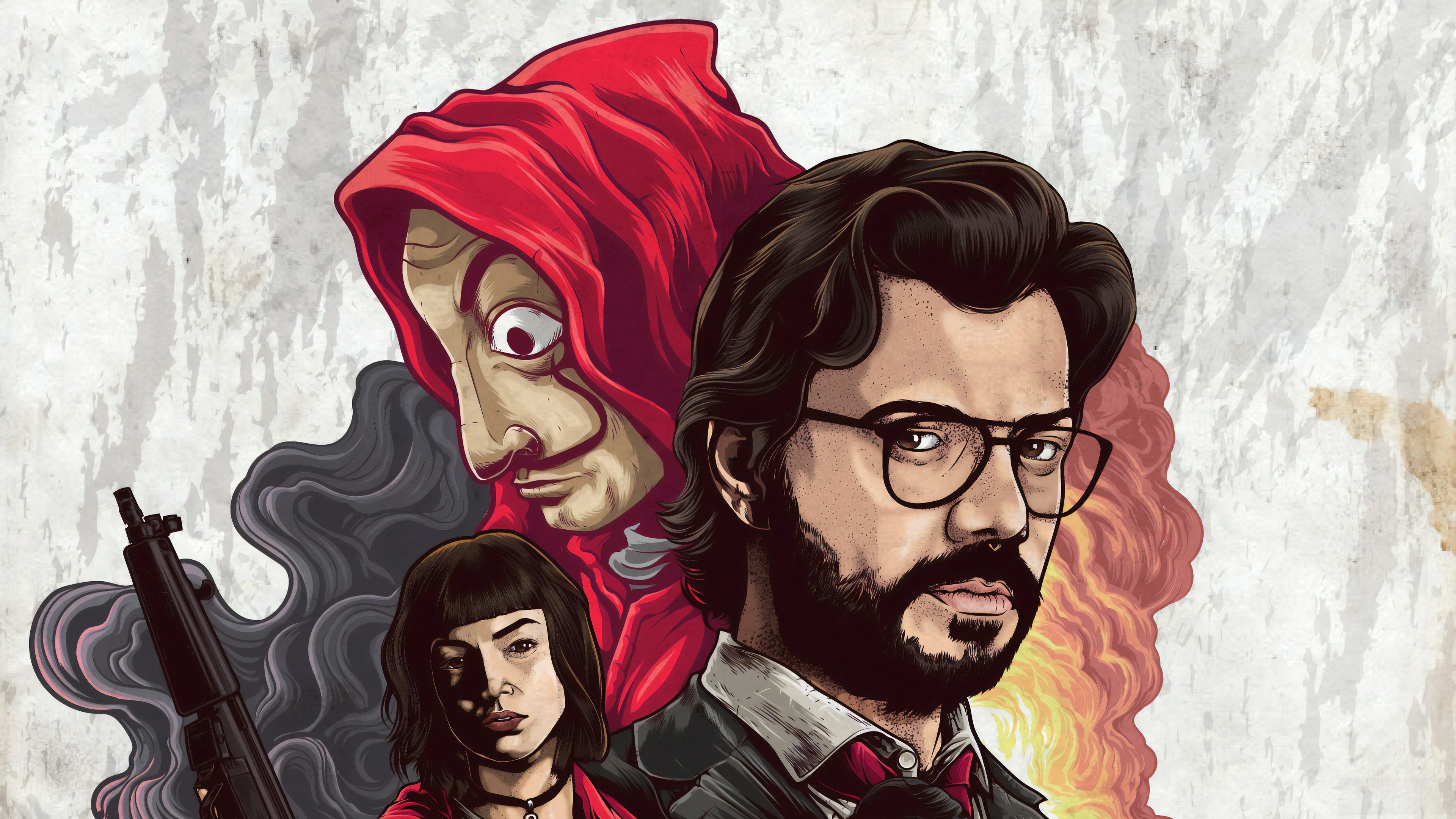 Money Heist 4K HD Wallpaper