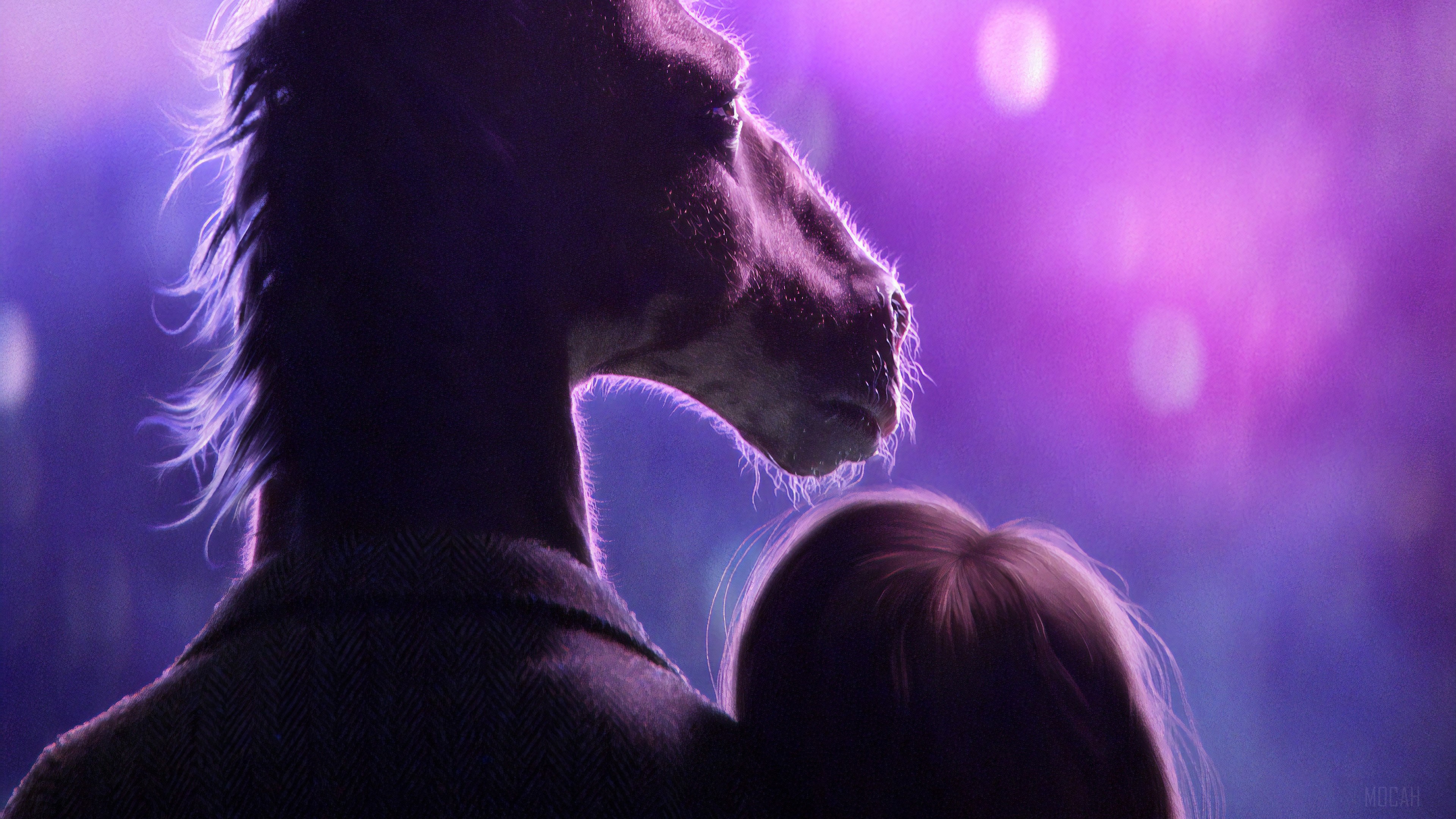 Bojack Horseman and Diane Nguyen 4K HD Wallpaper