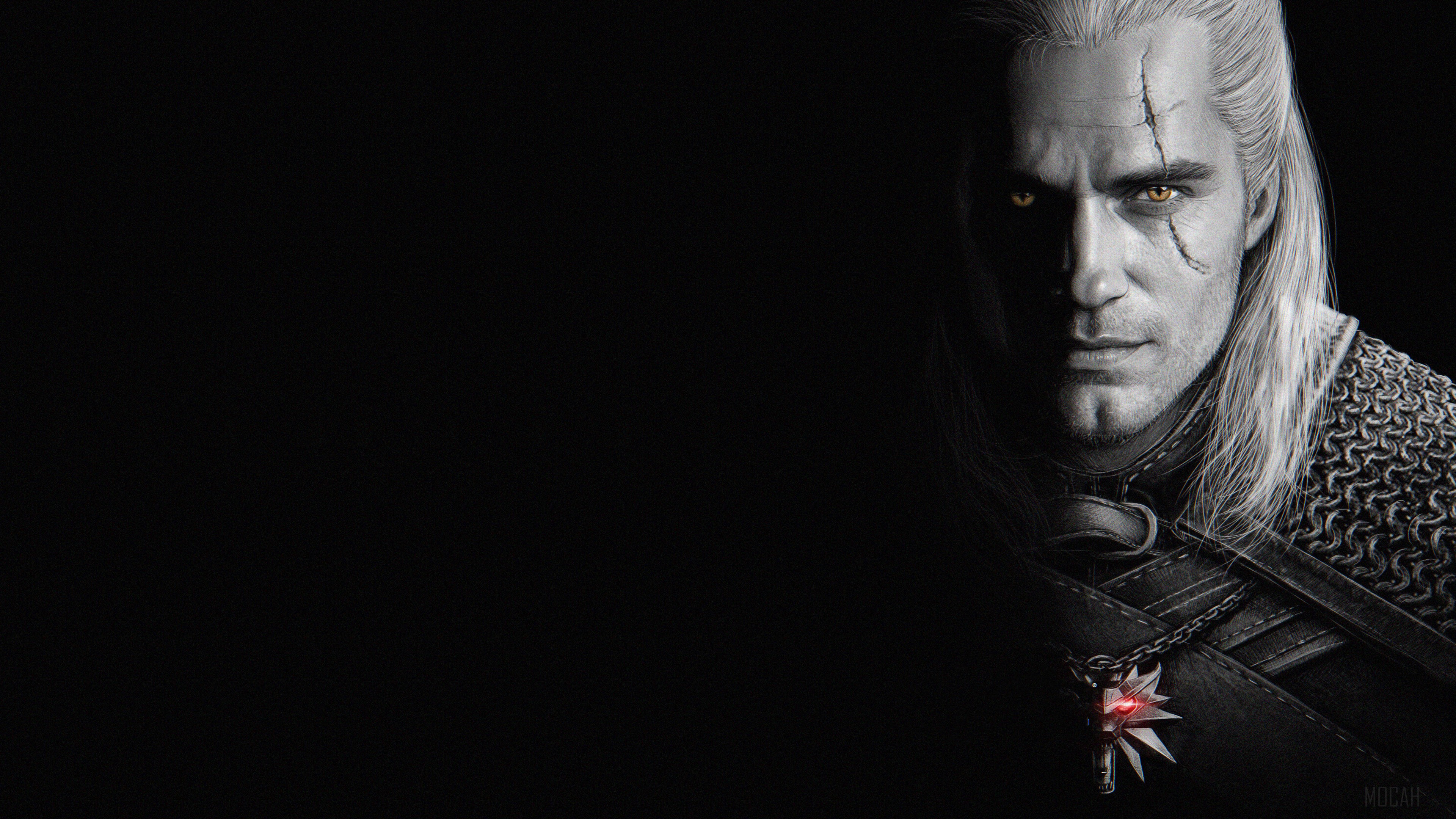 Geralt of Rivia from The Witcher 4K HD Wallpaper
