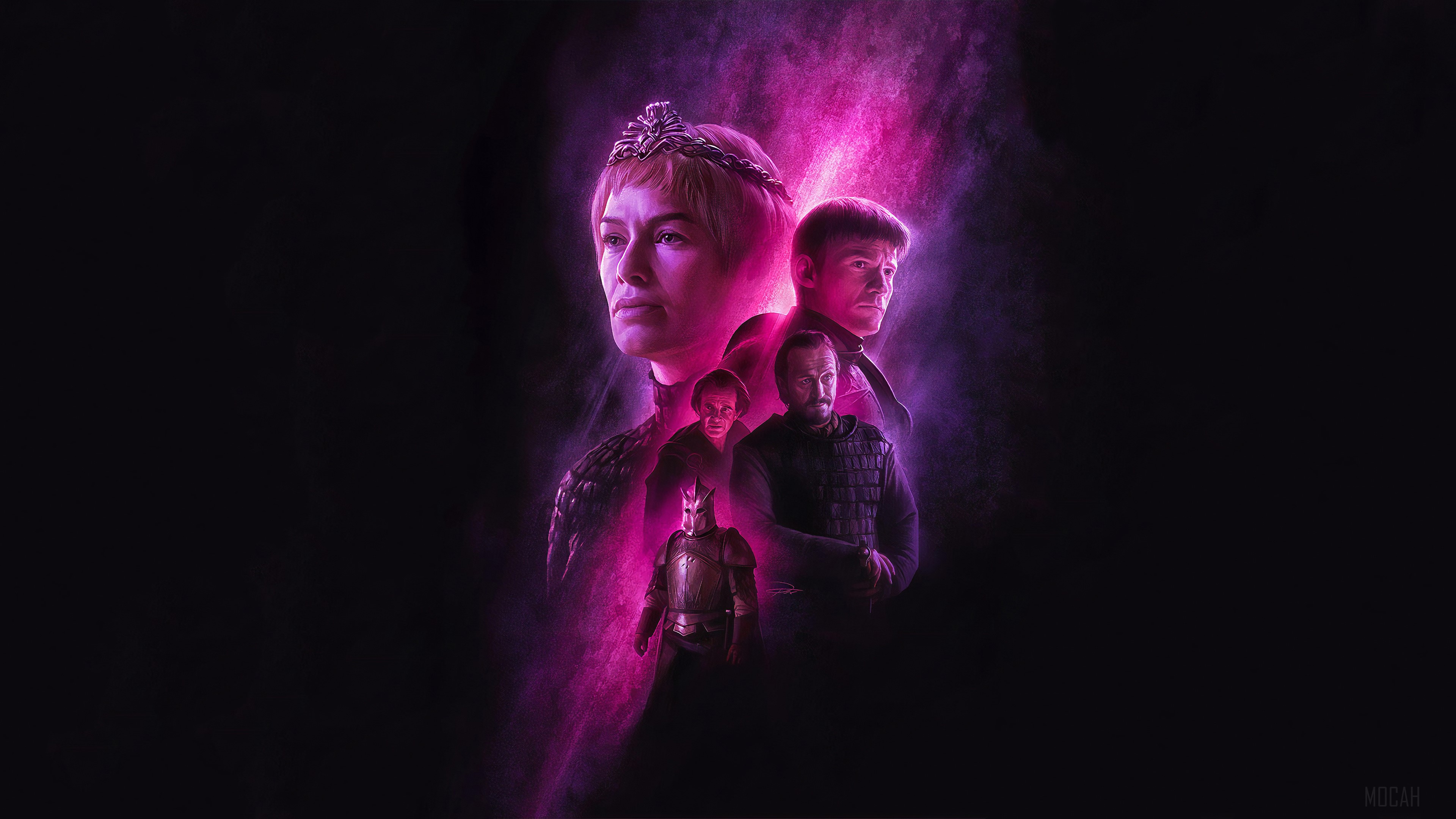 Game of Thrones characters illustration 4K HD Wallpaper